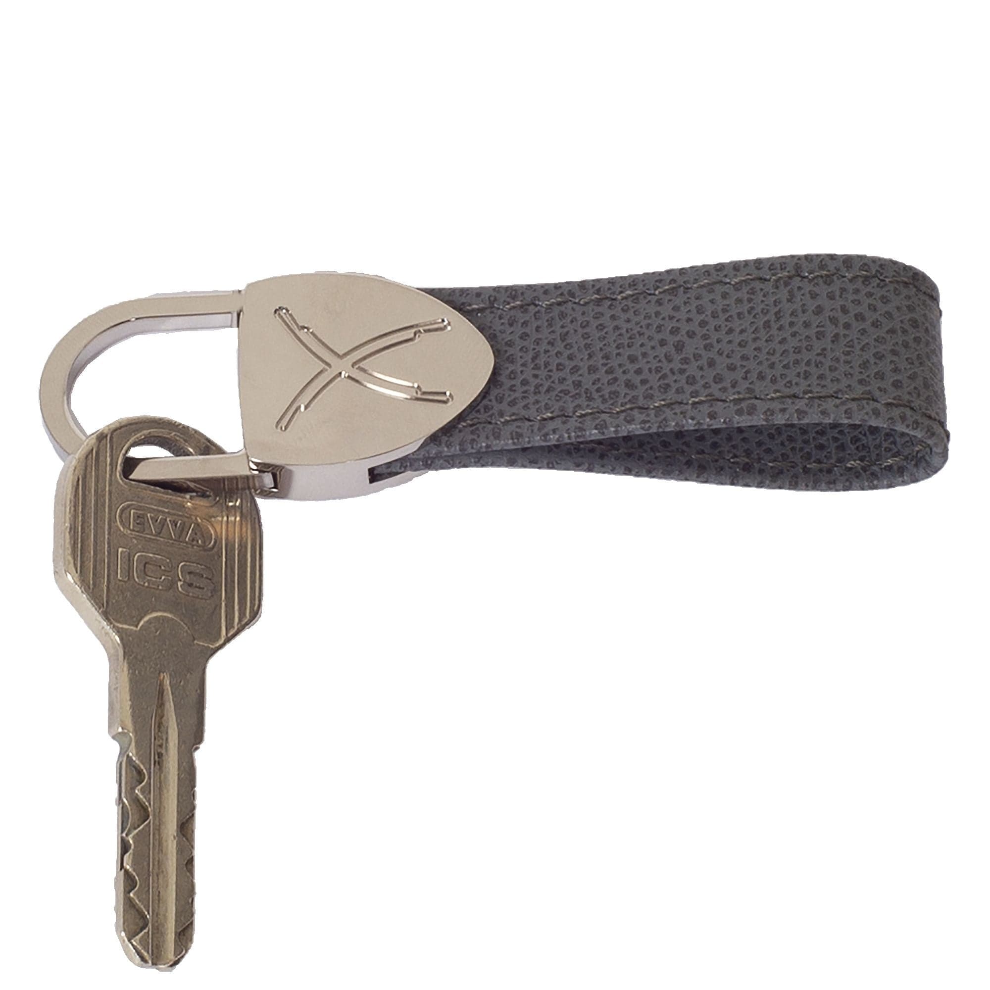 Schlüsselanhänger Leder grau - Corf Offermann