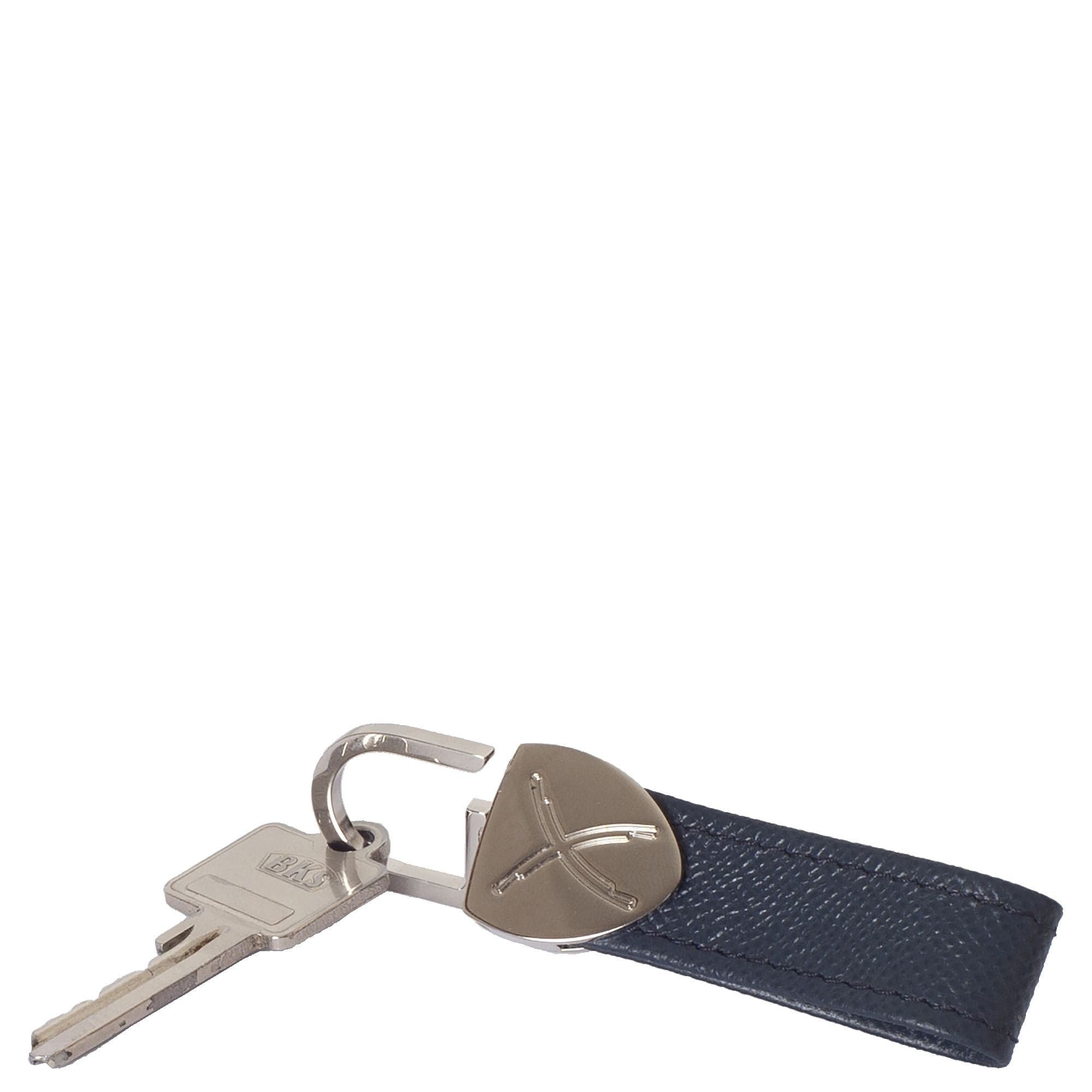 Schlüsselanhänger Leder blau - Corf Offermann