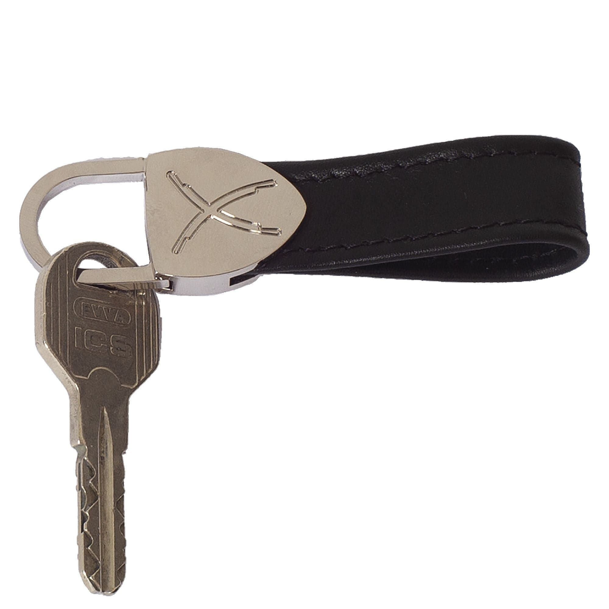 Schlüsselanhänger Leder schwarz - Corf Offermann