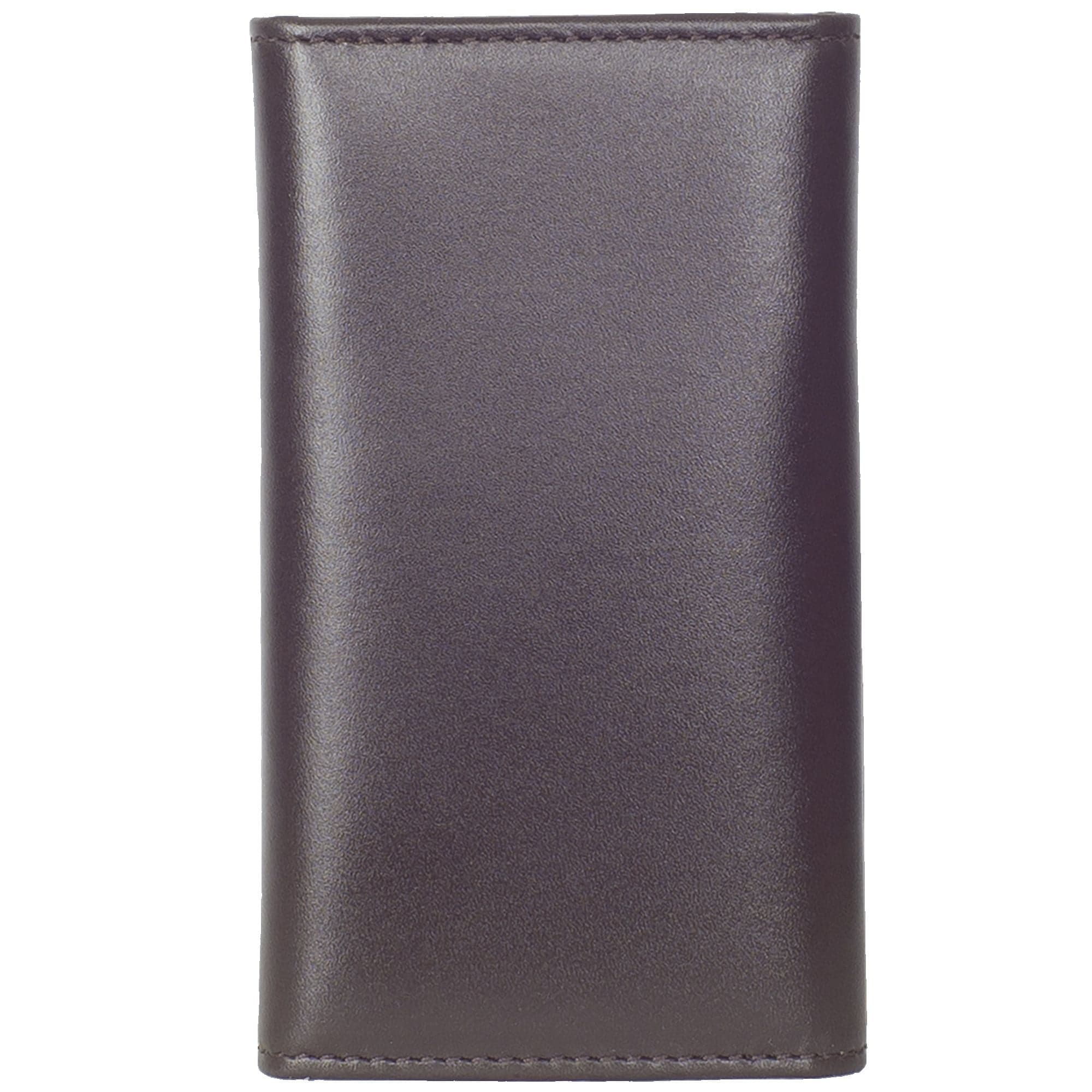 Schlüsseletui glattes Leder braun mit 6 Haken - Corf Offermann