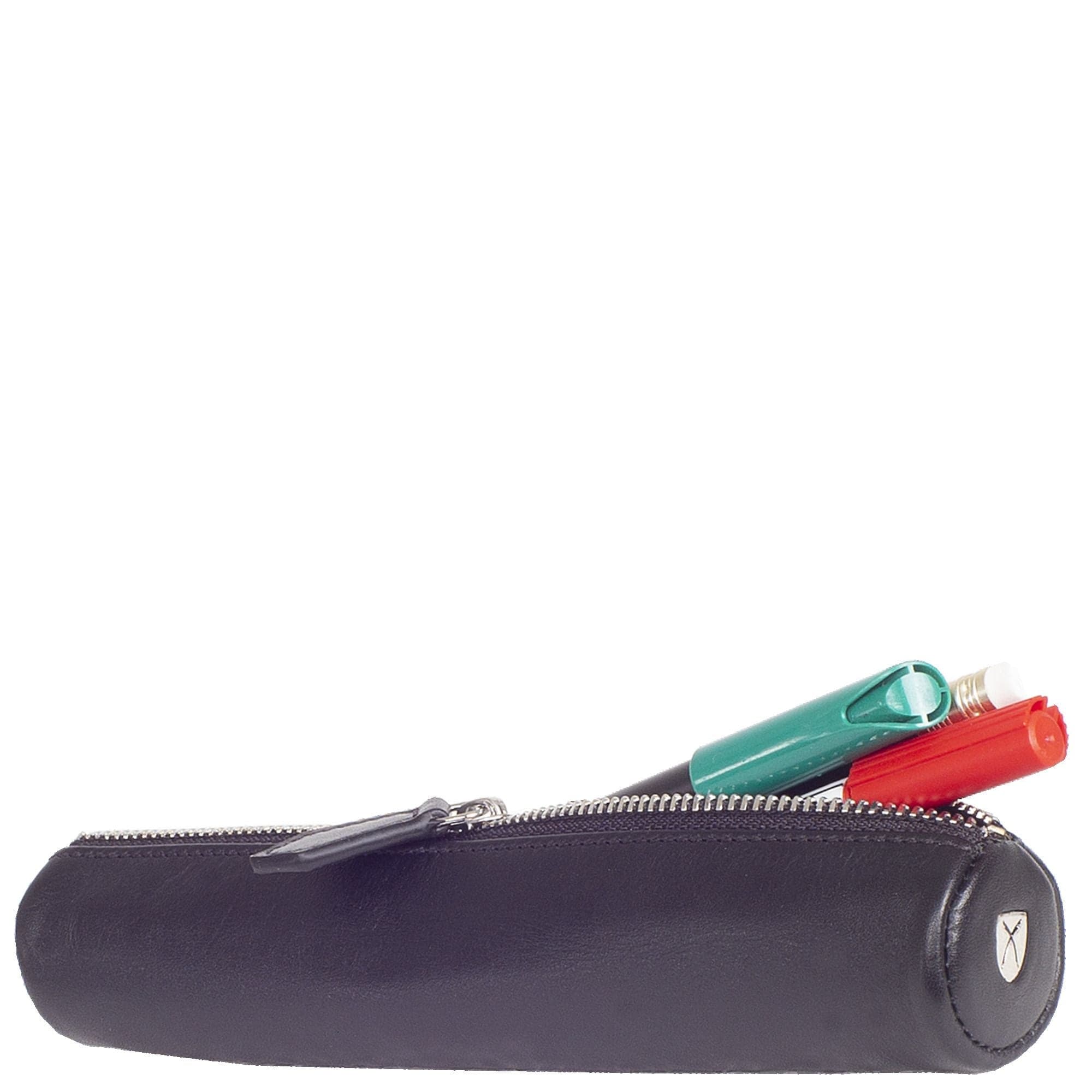 Stiftetui glattes Leder schwarz - Corf Offermann