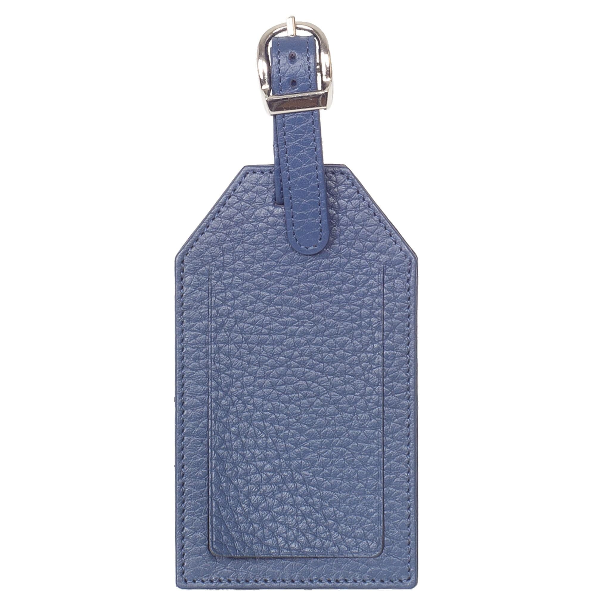 Kofferanhänger Reisegepäckanhänger Leder hellblau - Corf Offermann