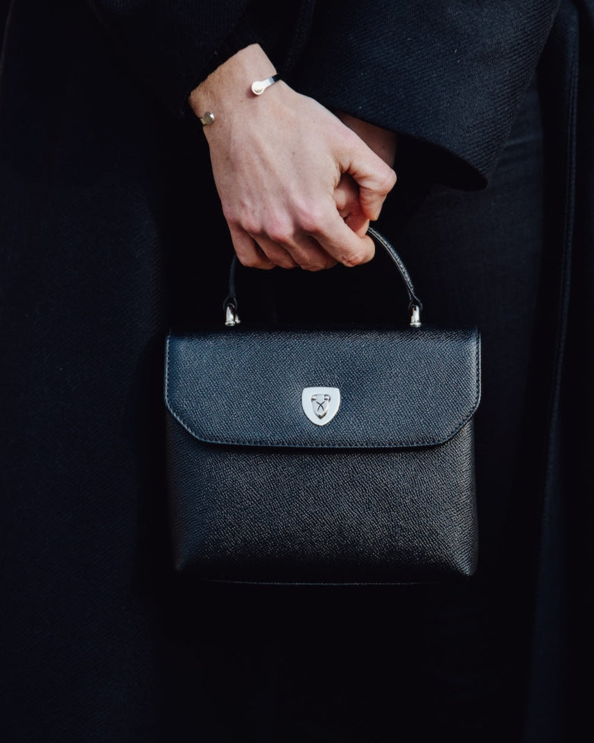 Handtasche Leder schwarz - Corf Offermann