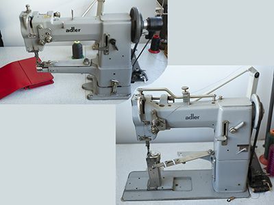 Nähmaschinen für die Ledertaschenherstellung