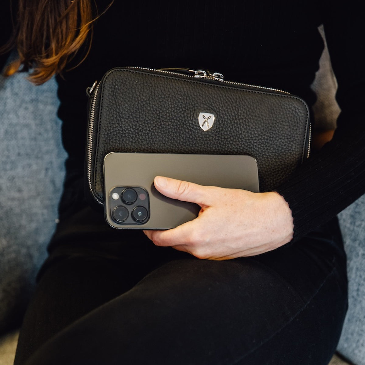 Handtasche Leder grün - Corf Offermann