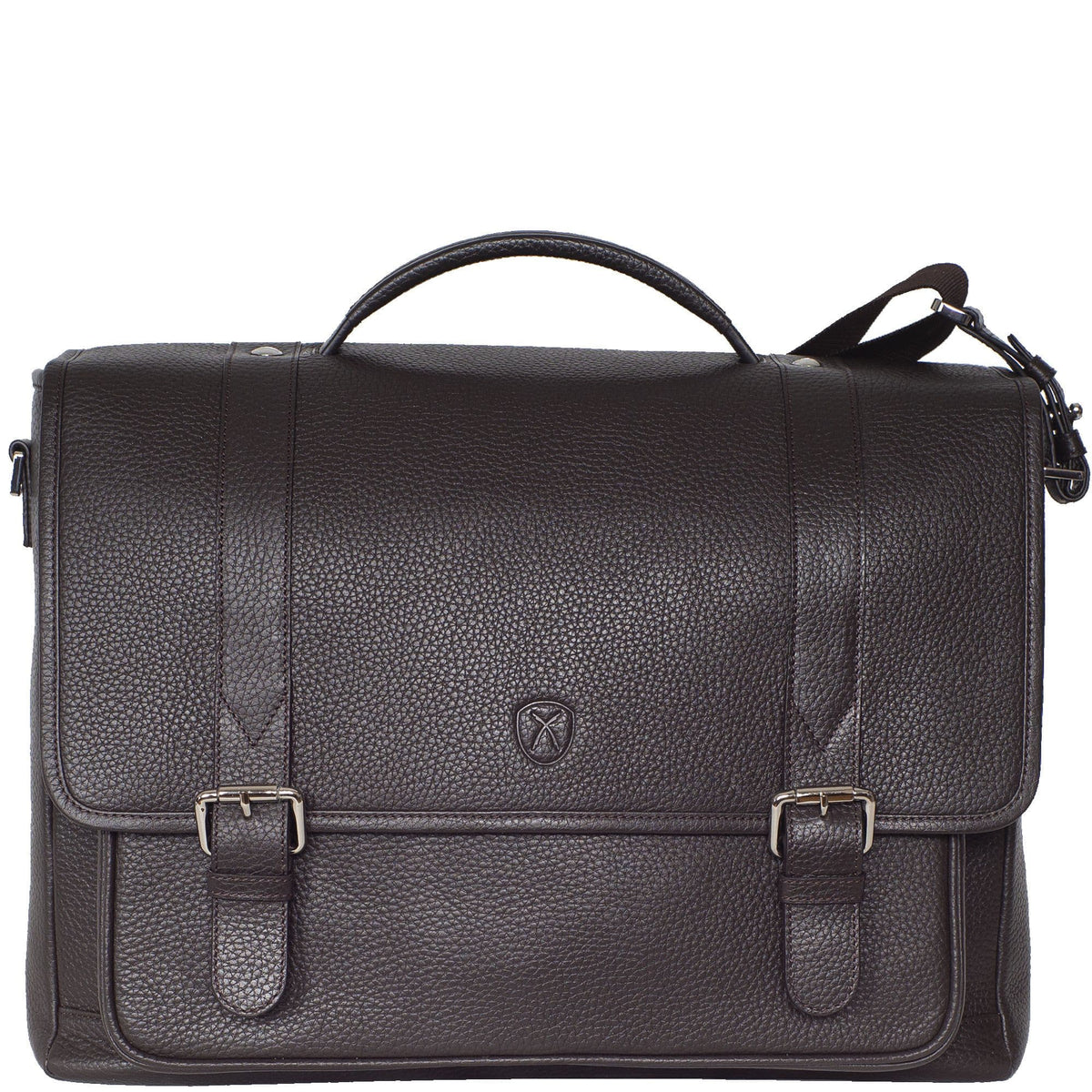 Konferenzmappe Aktentasche Laptoptasche 15 Zoll Leder braun - Corf Offermann