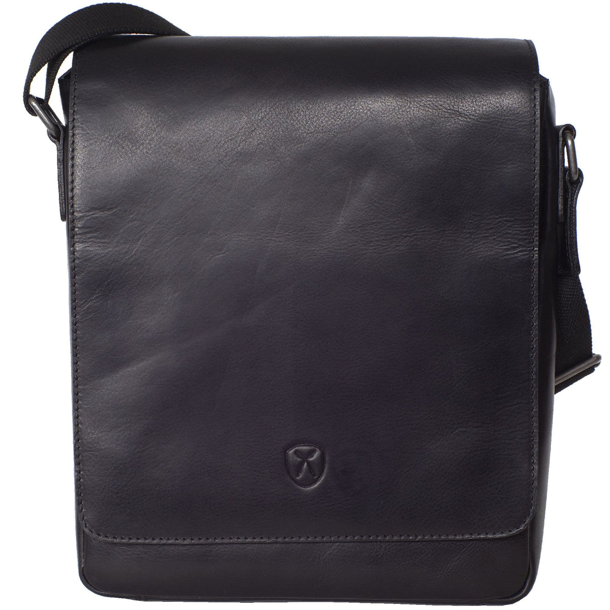 Tablet Tasche Schultertasche 10 Zoll Leder schwarz - Corf Offermann