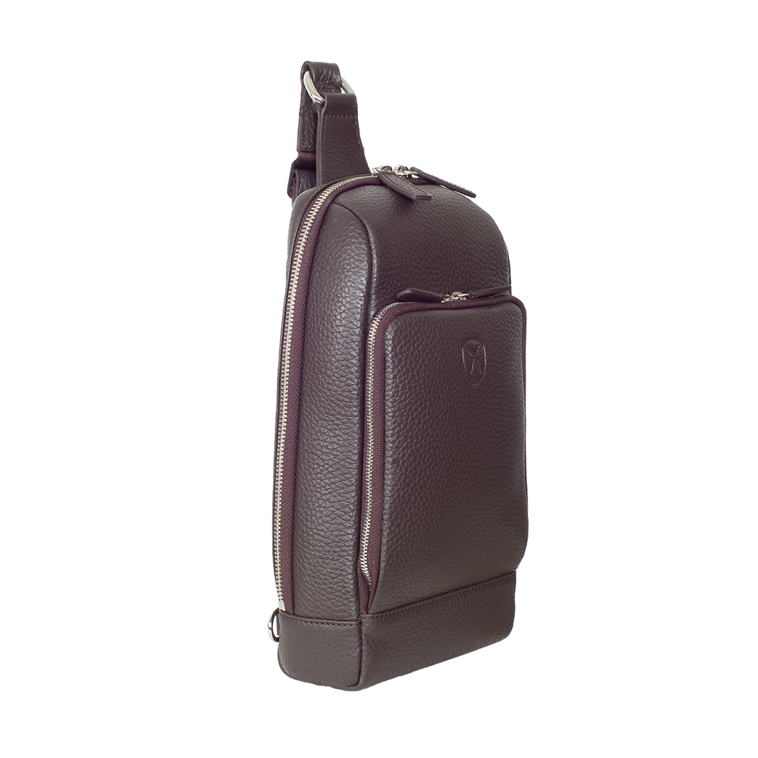 Crossover Tasche Leder Braun