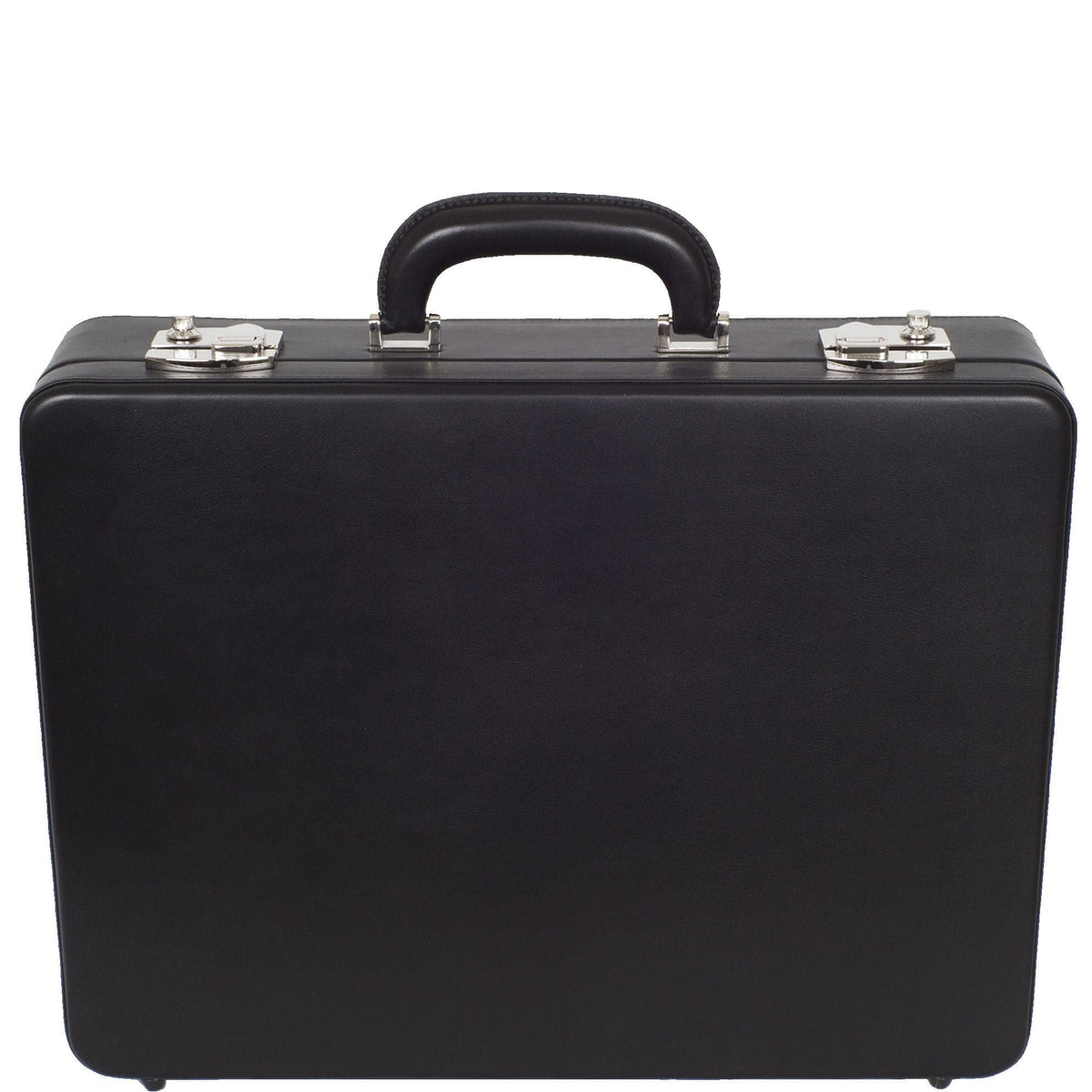 Aktenkoffer 15 Zoll Leder schwarz Deckeltasche mit Fächer - Corf Offermann