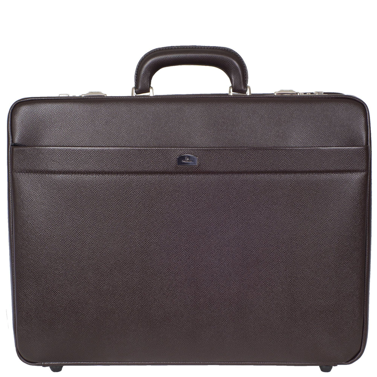 Aktenkoffer 17 Zoll Leder braun Fächereinteilung - Corf Offermann