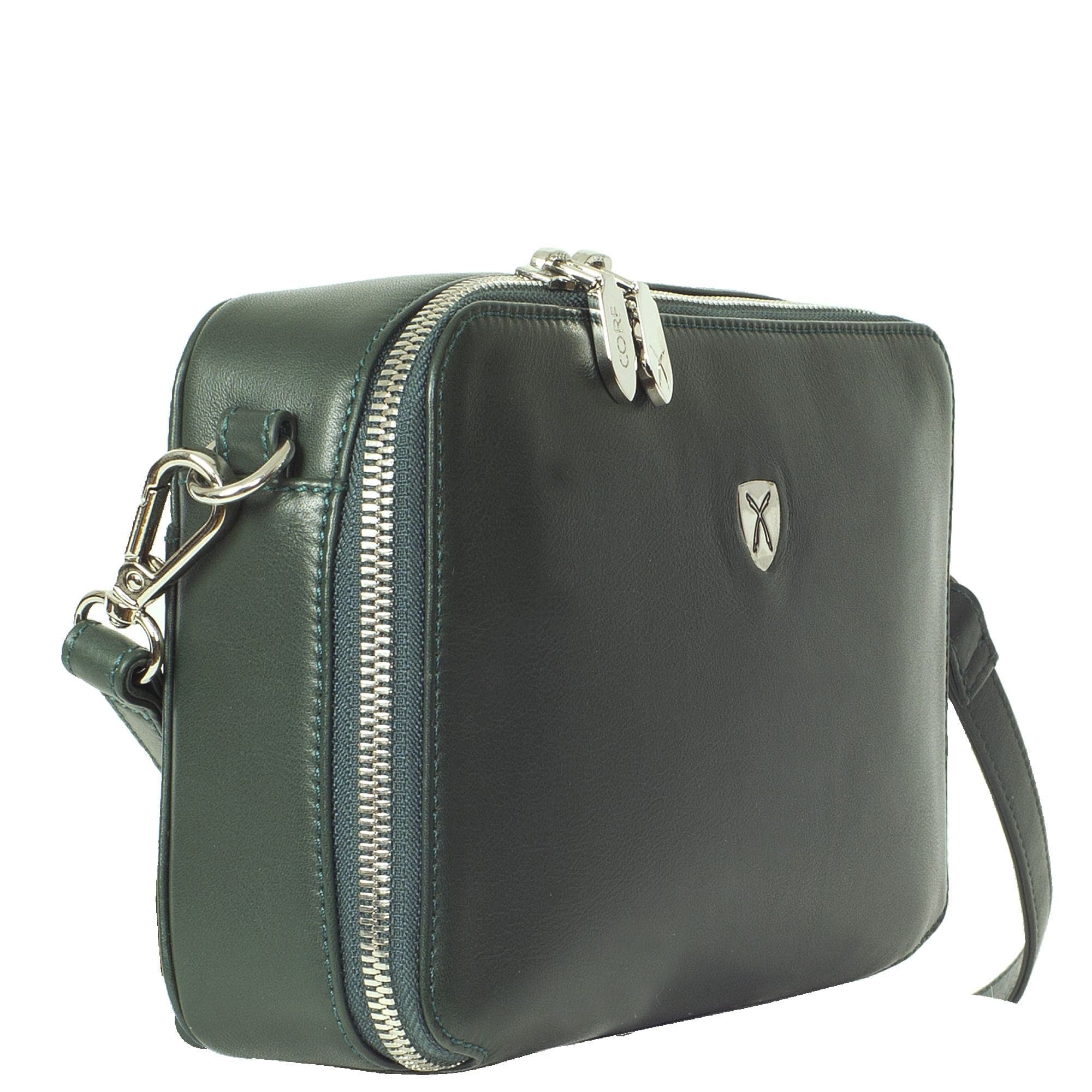 Handtasche Leder grün - Corf Offermann