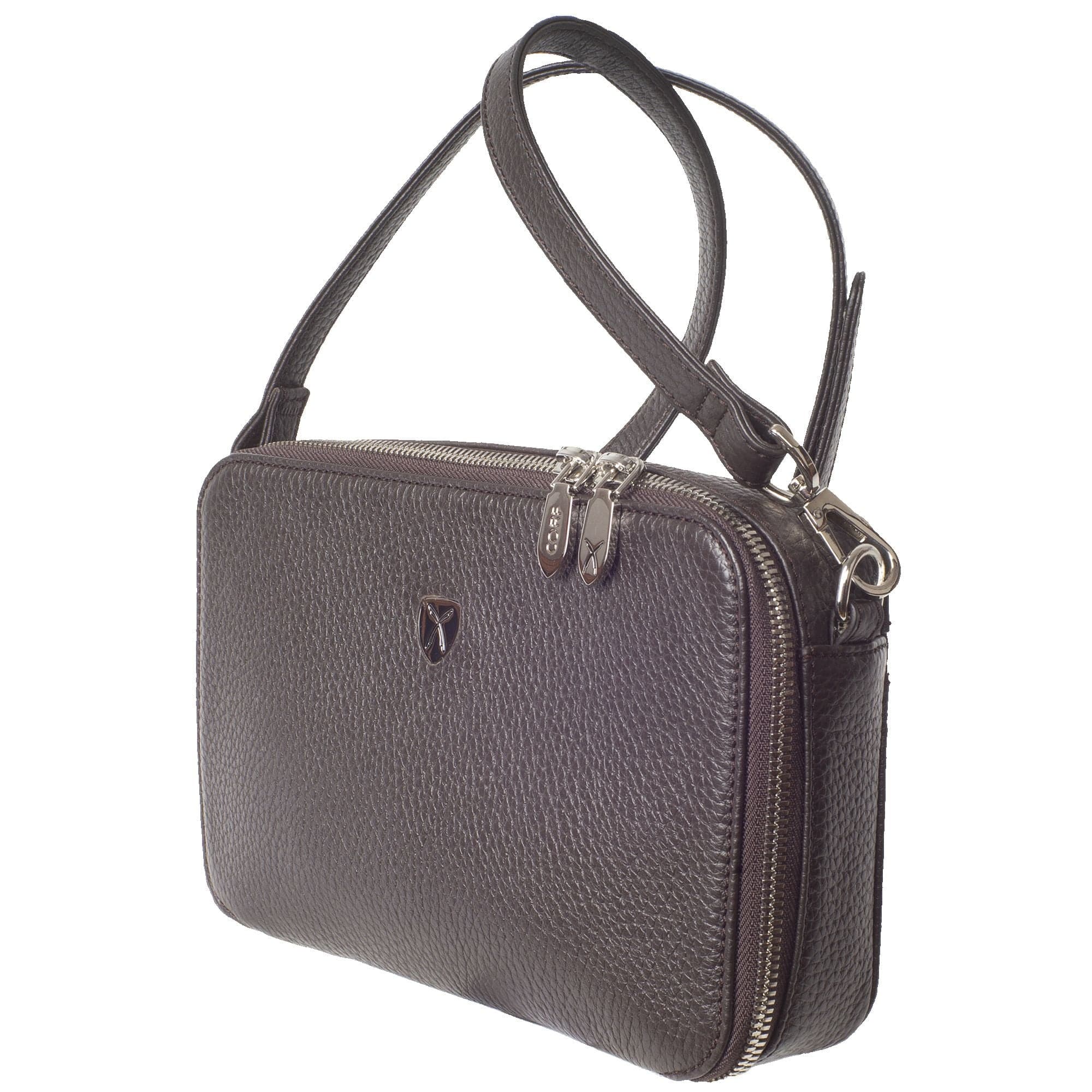 Handtasche Leder braun