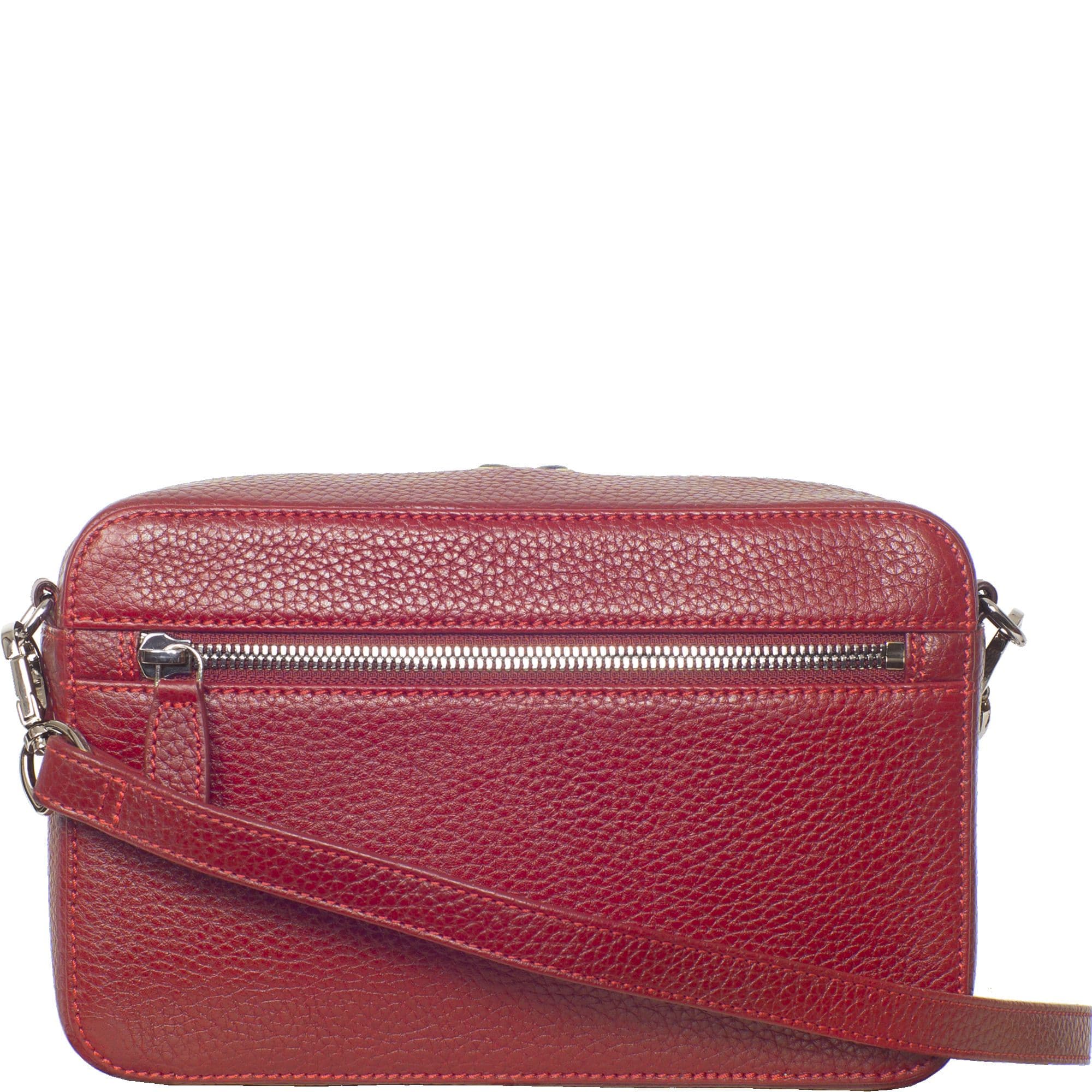 Handtasche Leder rot