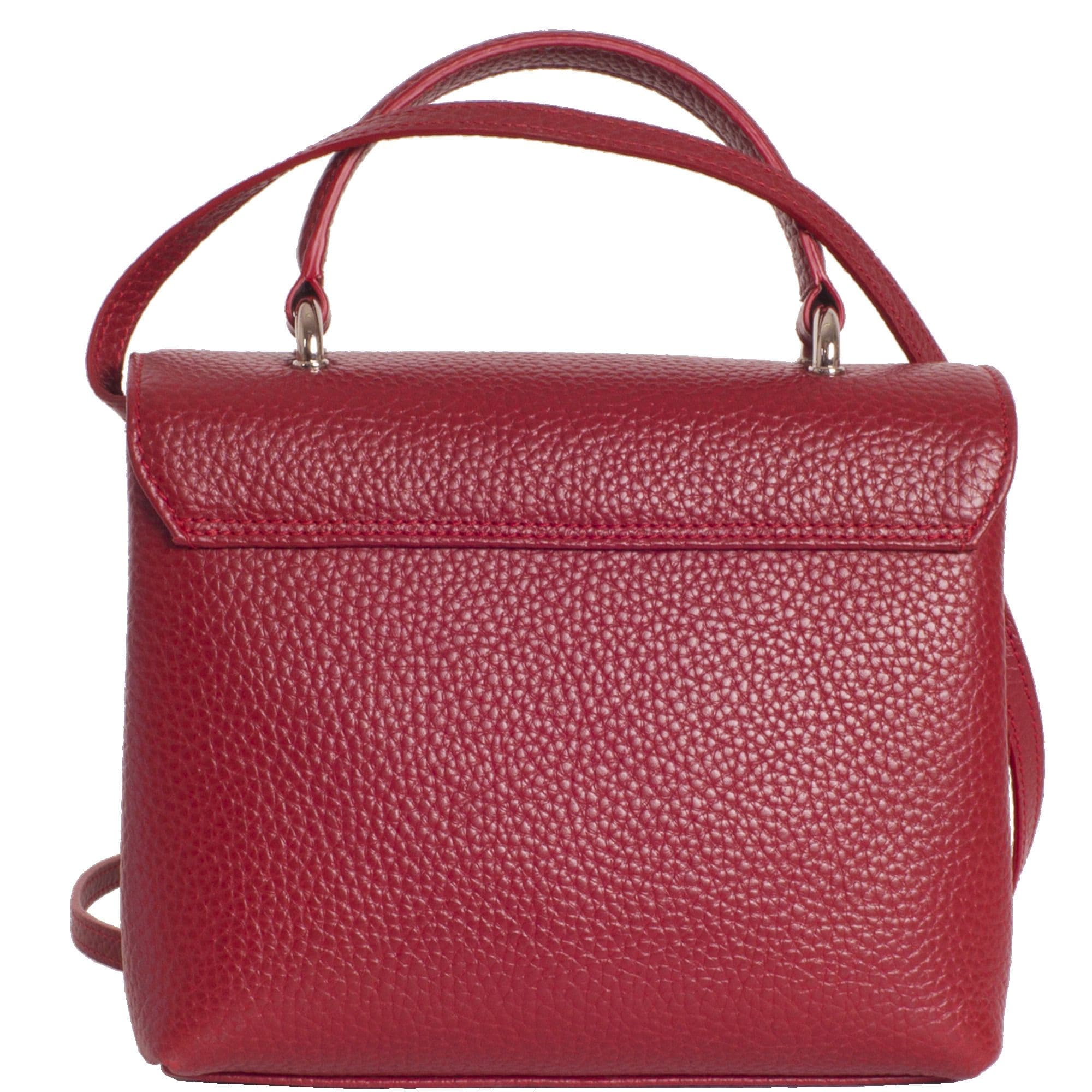 Handtasche Leder rot