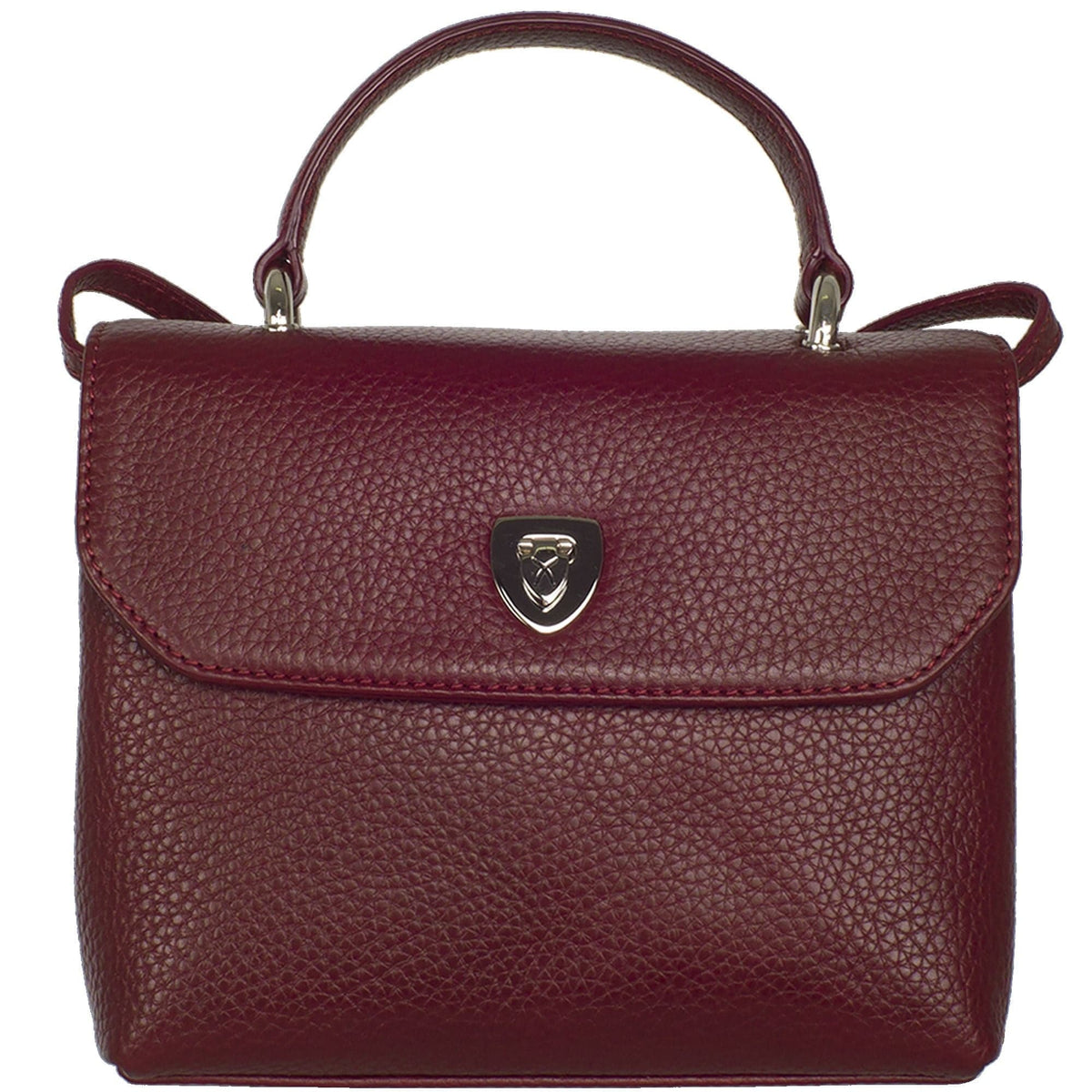 Handtasche Leder bordeauxrot | Corf Offermann