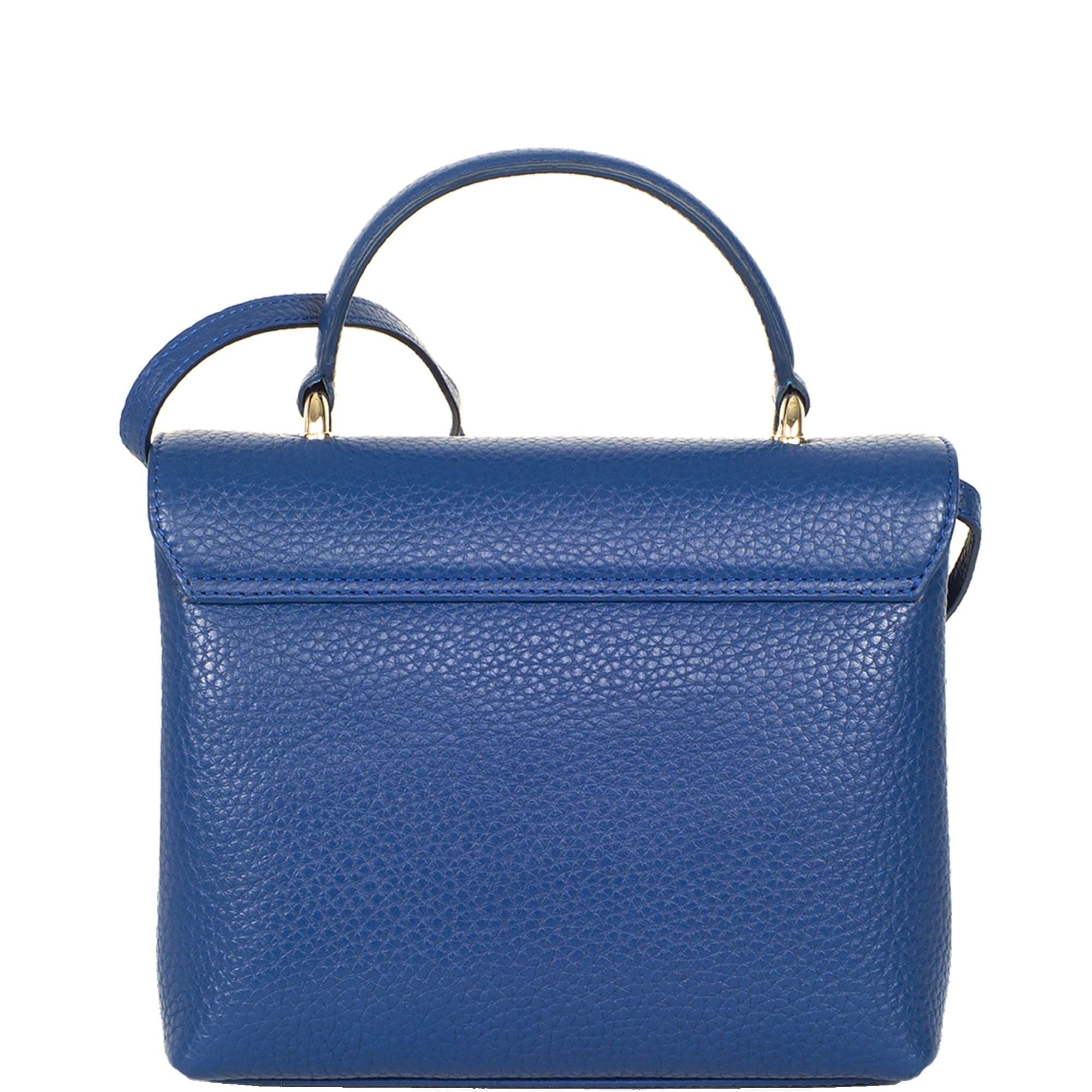 Handtasche Leder hellblau