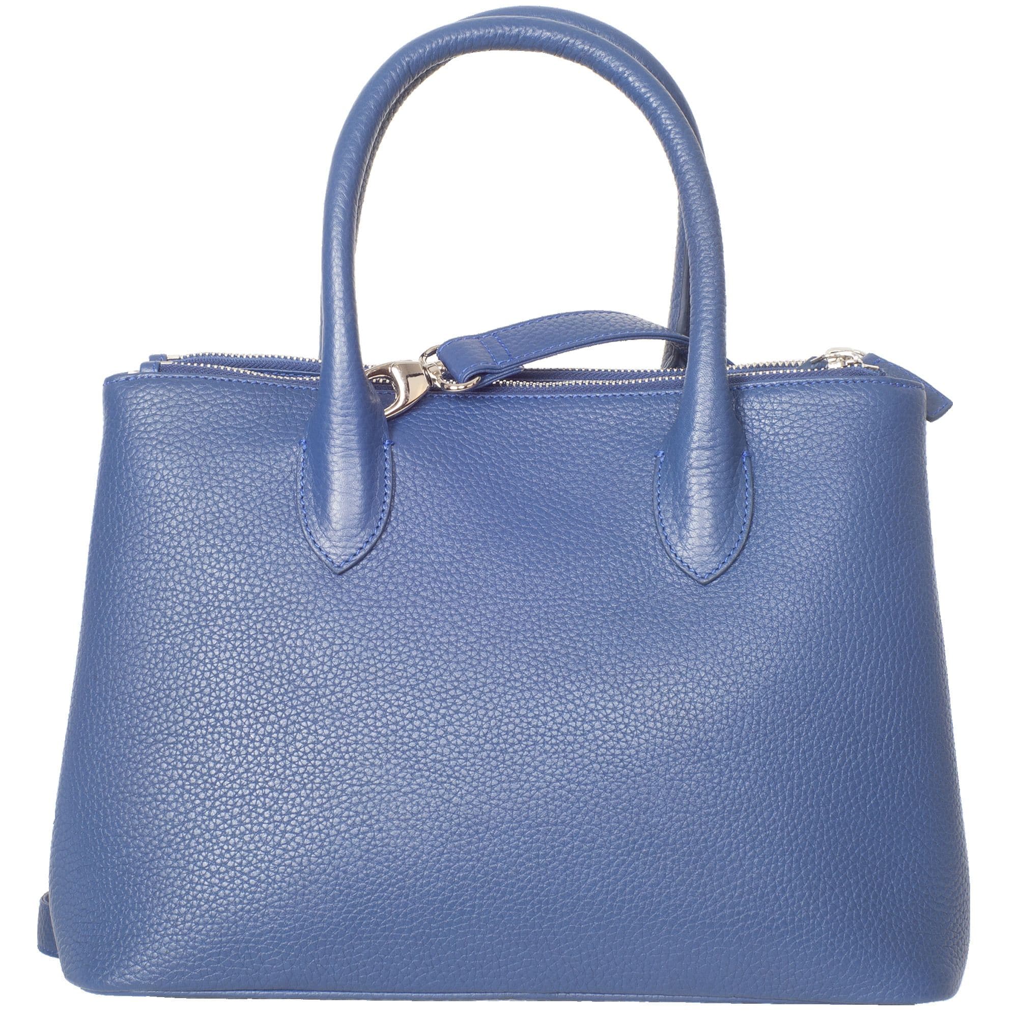 Handtasche Businesstasche 13 Zoll Leder hellblau