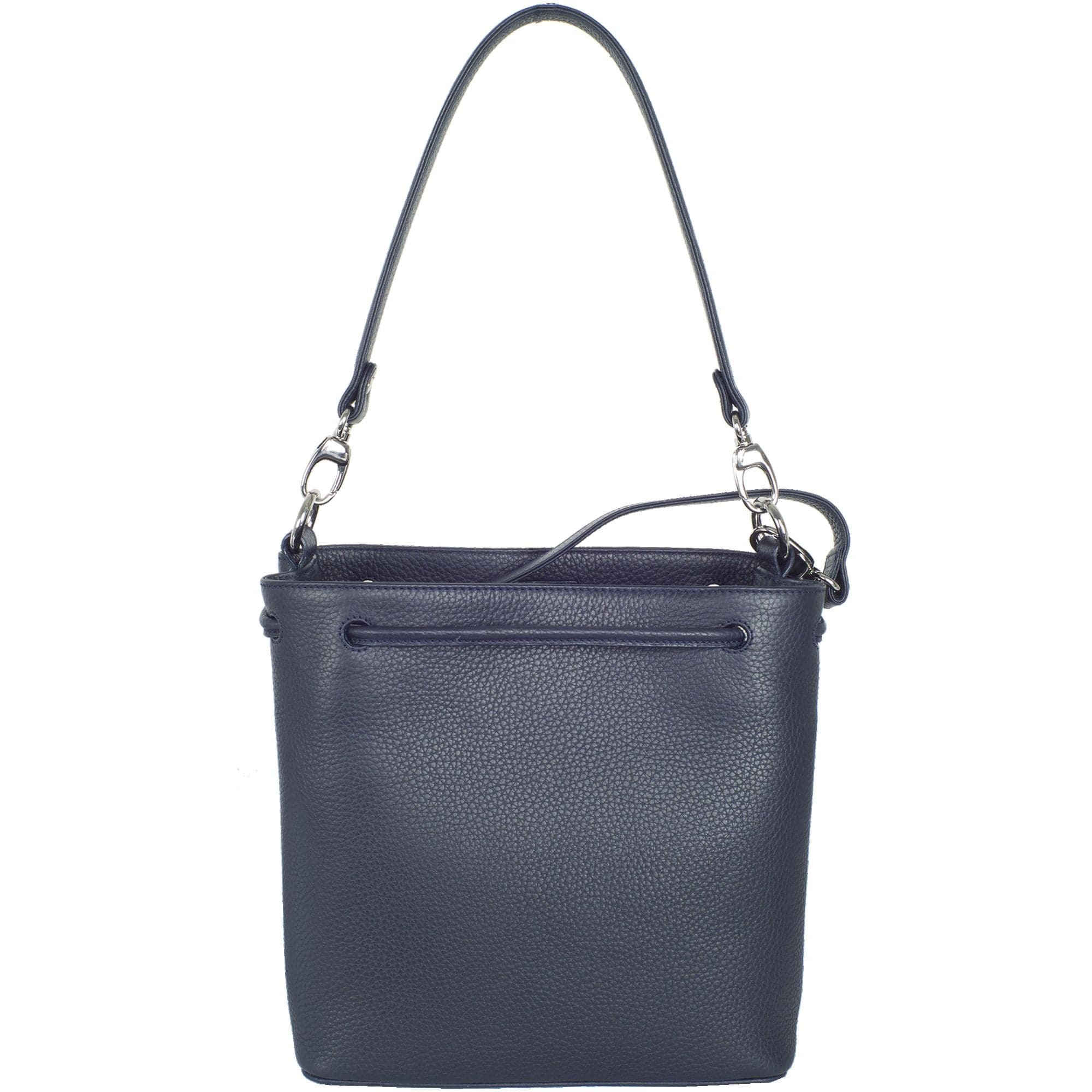 Handtasche Umhängetasche 10 Zoll Leder blau - Corf Offermann