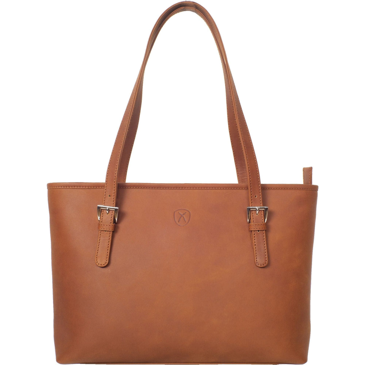 Handtasche Shopper 13 Zoll Leder cognac - Corf Offermann