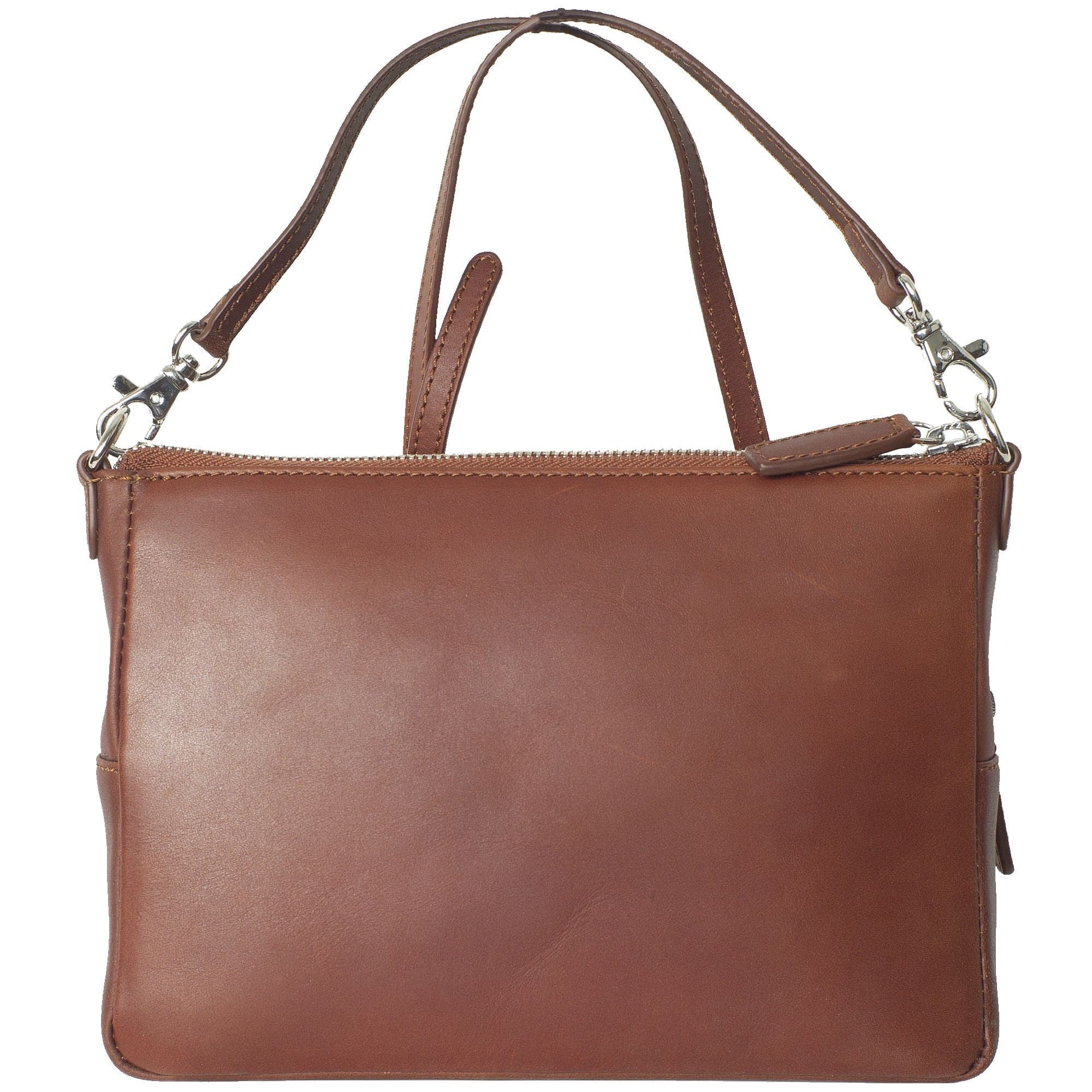 Handtasche Umhängetasche Leder cognac