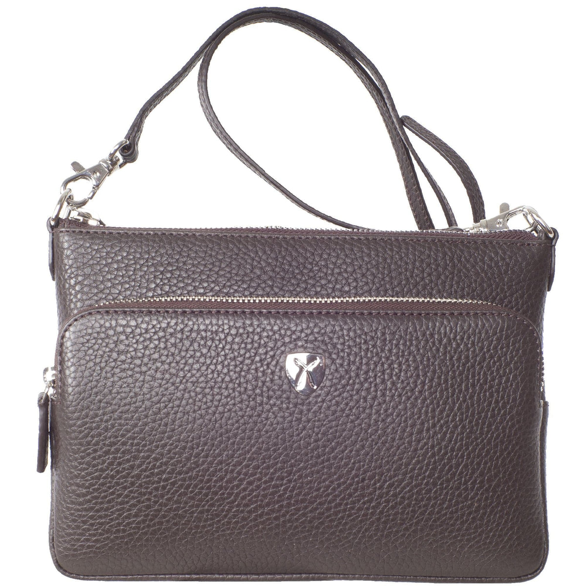 Handtasche Umhängetasche Leder braun - Corf Offermann