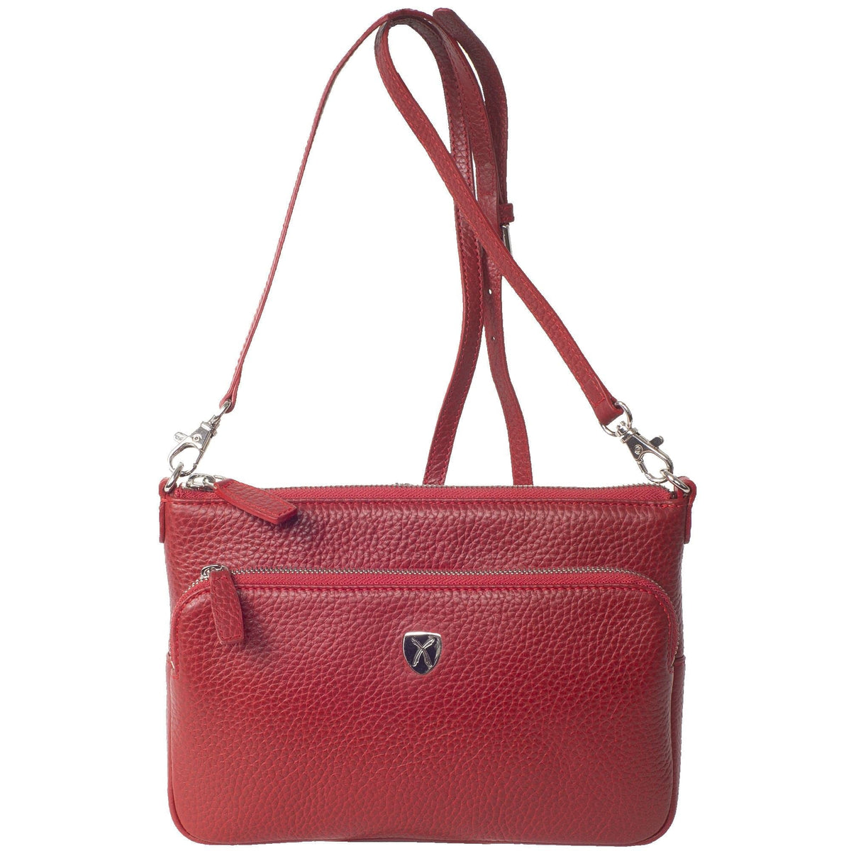 Handtasche Umhängetasche Leder rot - Corf Offermann