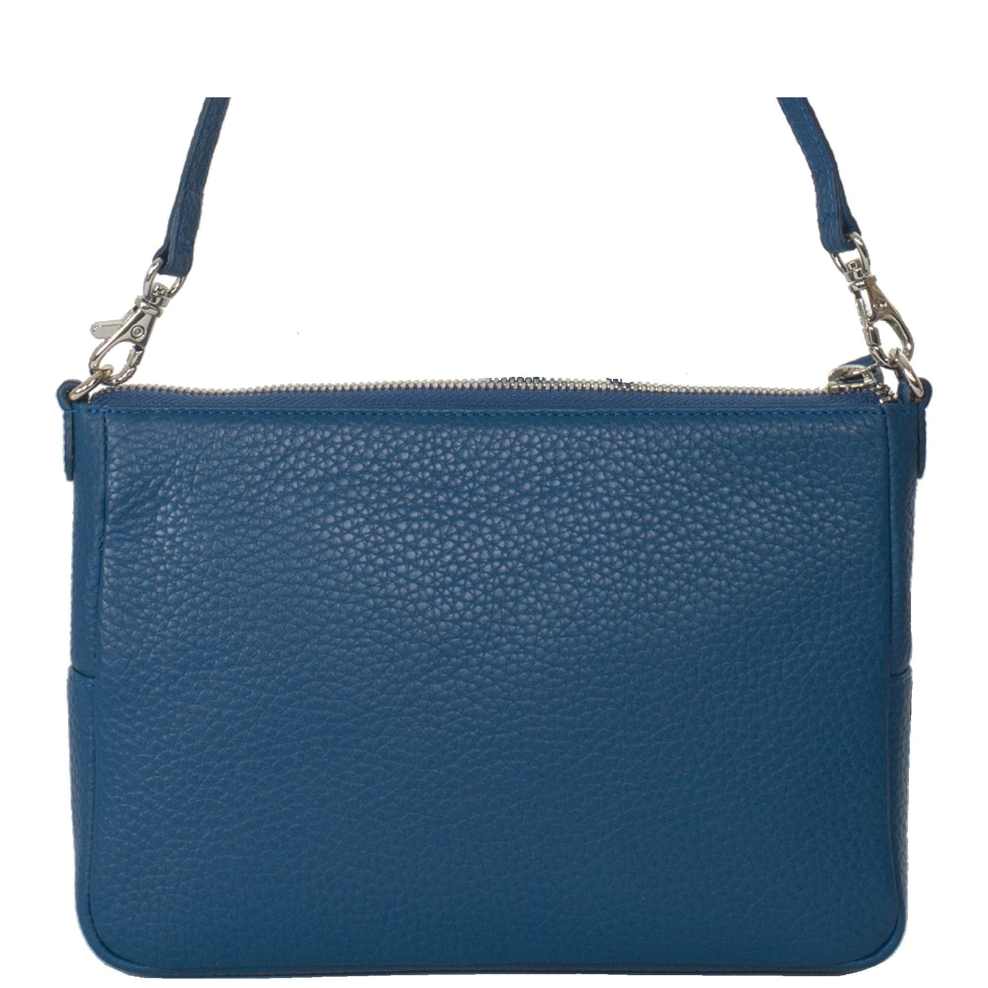 Handtasche Umhängetasche Leder hellblau - Corf Offermann