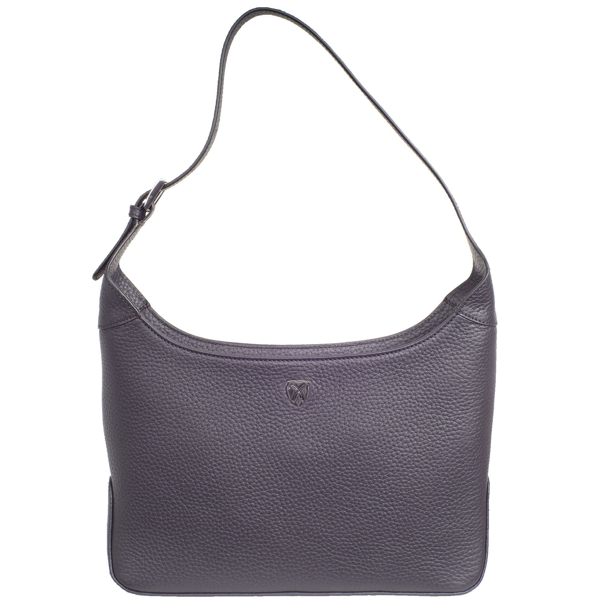 Schultertasche Handtasche Crossover Leder blau