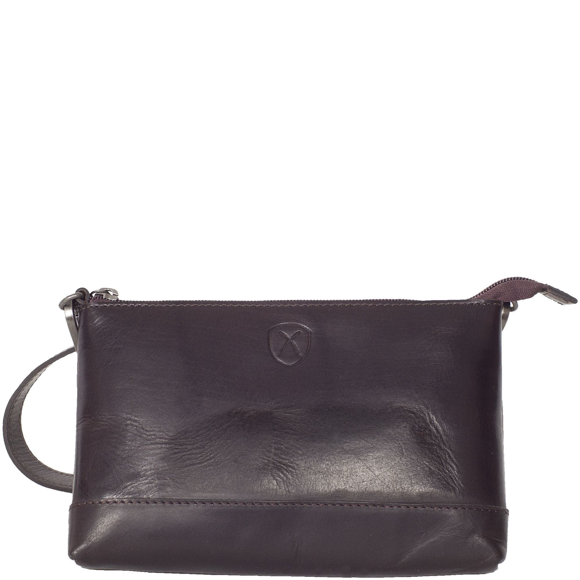 Handtasche Schultertasche Leder braun - Corf Offermann