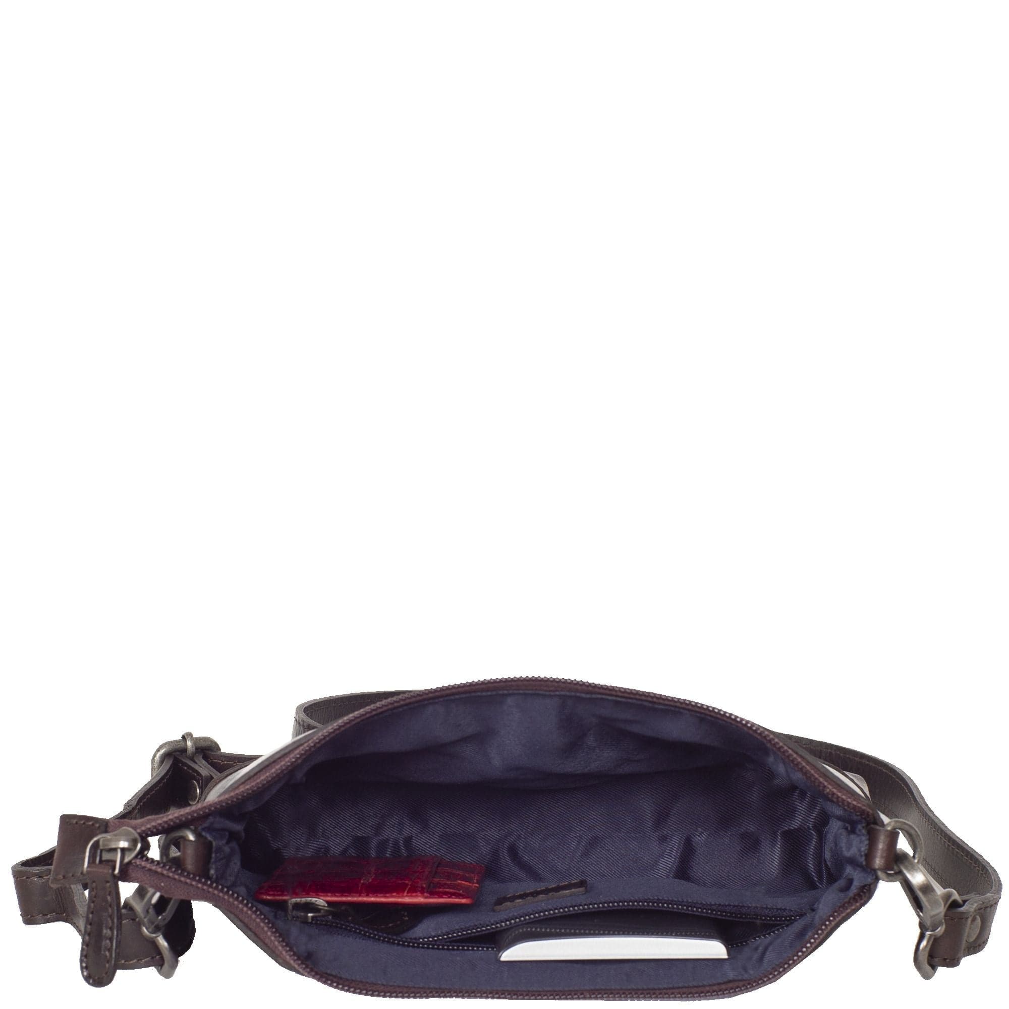 Handtasche Schultertasche Leder braun - Corf Offermann