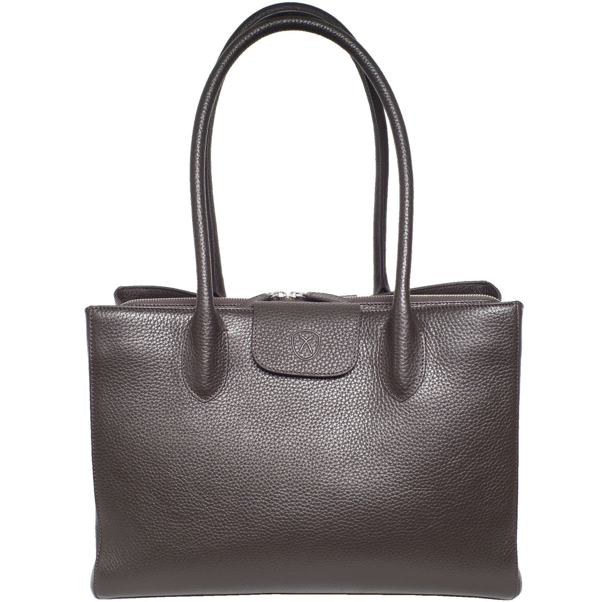 Handtasche Businesstasche 14 Zoll Leder braun - Corf Offermann