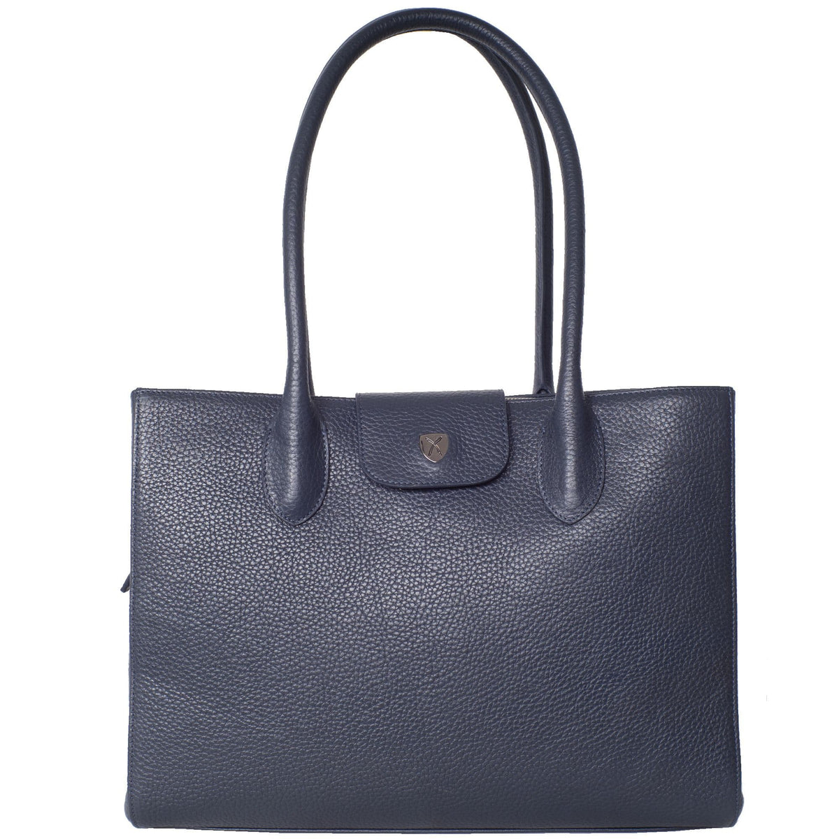 Handtasche Businesstasche 14 Zoll Leder blau - Corf Offermann