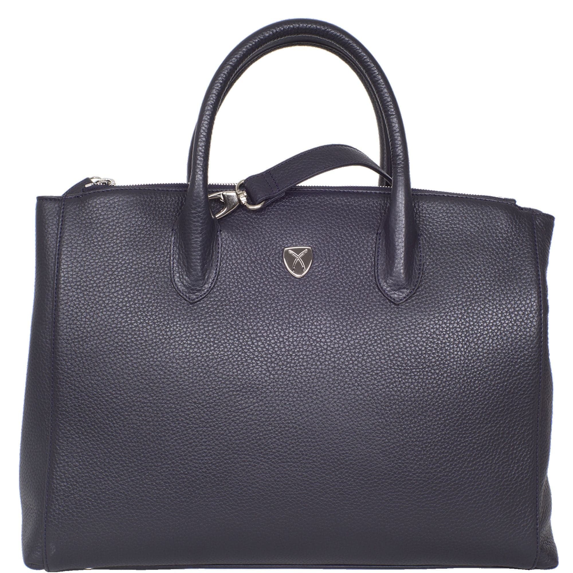 Damen Businesstasche Handtasche 15 Zoll Leder blau - Corf Offermann