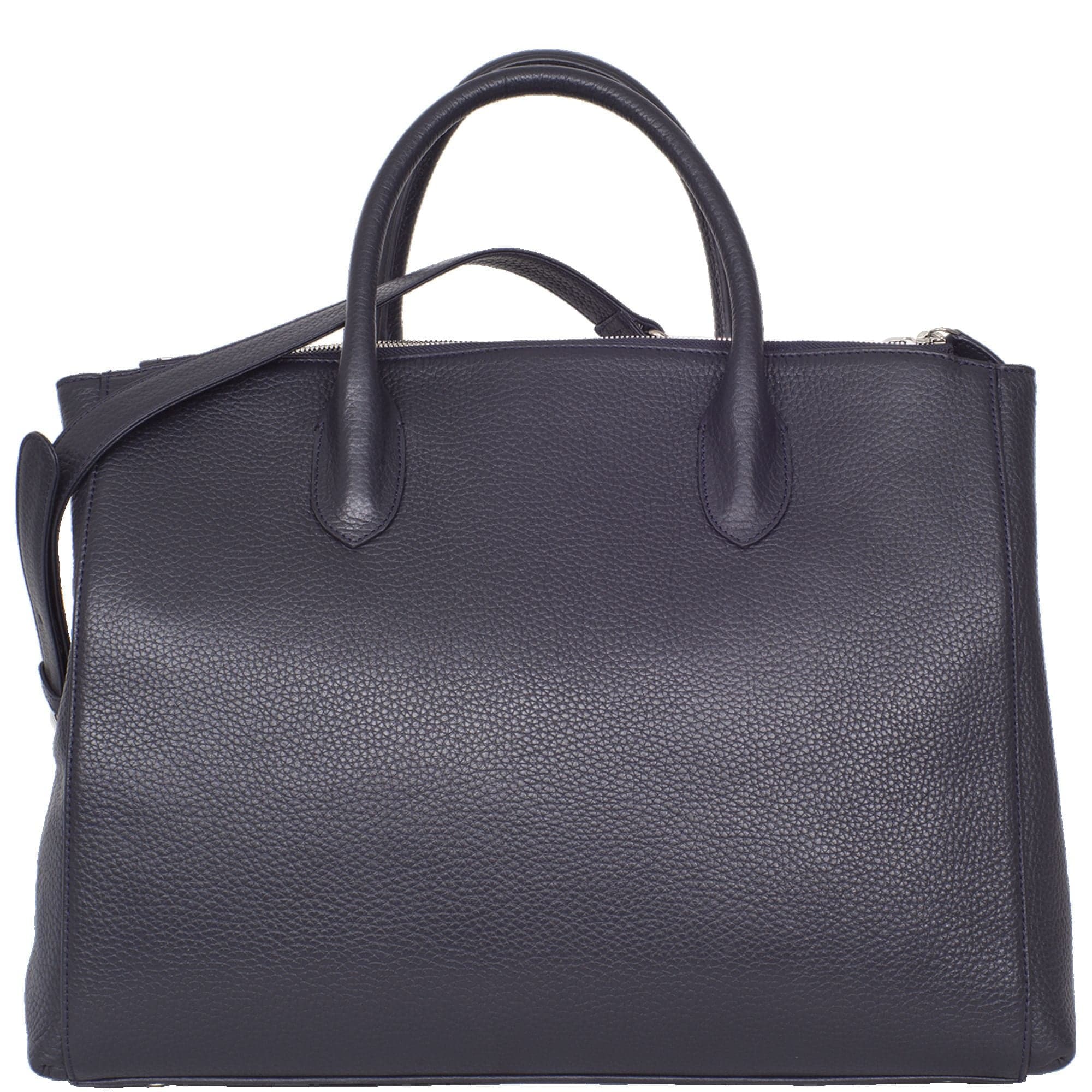 Damen Businesstasche Handtasche 15 Zoll Leder blau - Corf Offermann