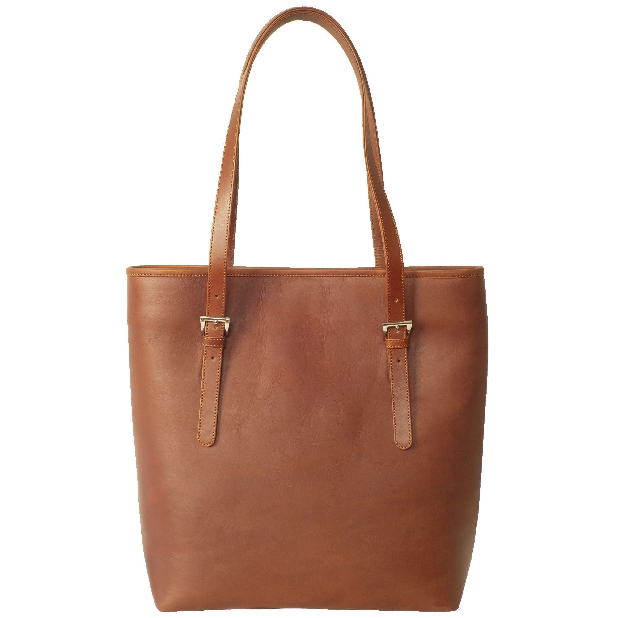 Handtasche Shopper Leder cognac