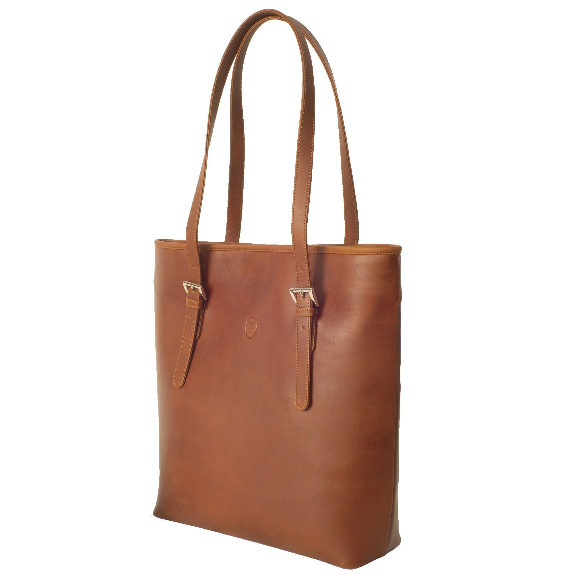 Handtasche Shopper Leder cognac