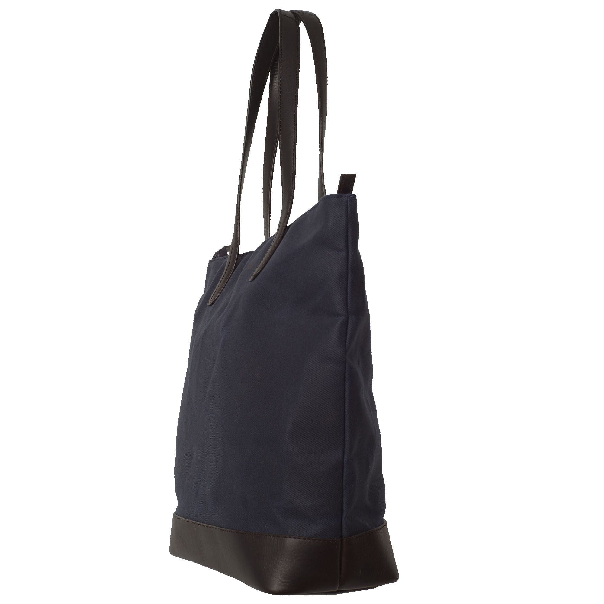 Handtasche Shopper Canvas schwarz