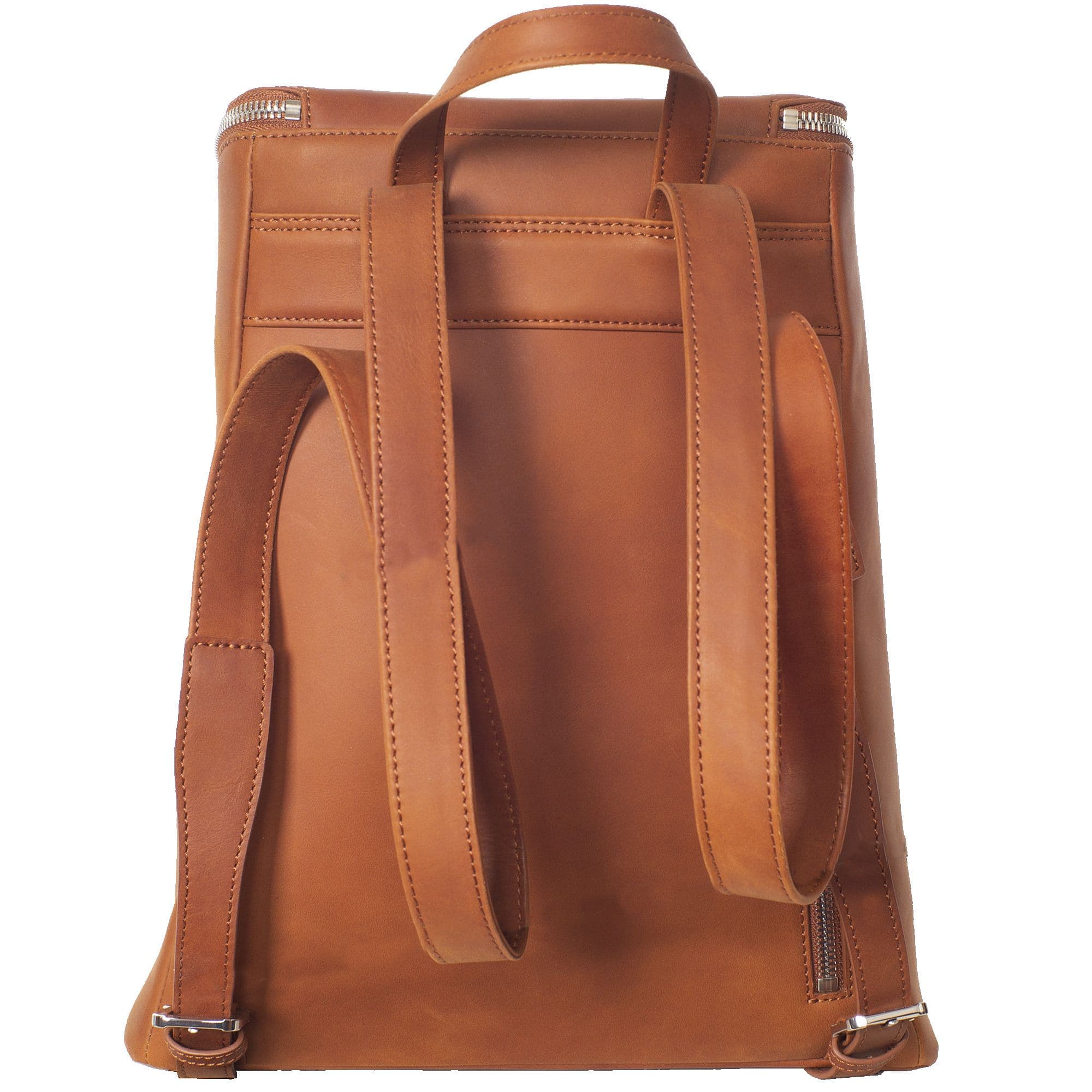 Damenrucksack Lederrucksack 13 Zoll Leder cognac