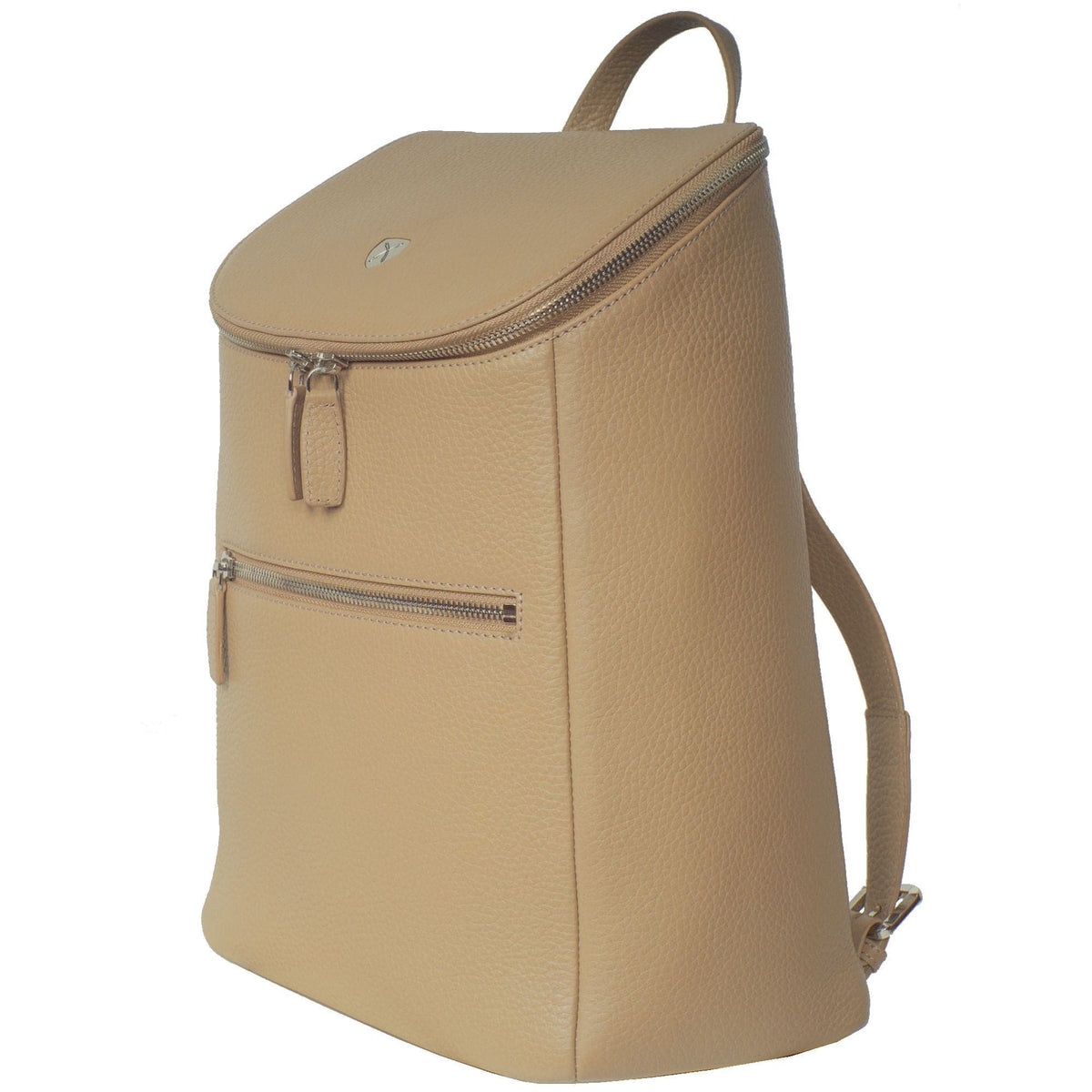 Damenrucksack Lederrucksack 13 Zoll Leder beige - Corf Offermann