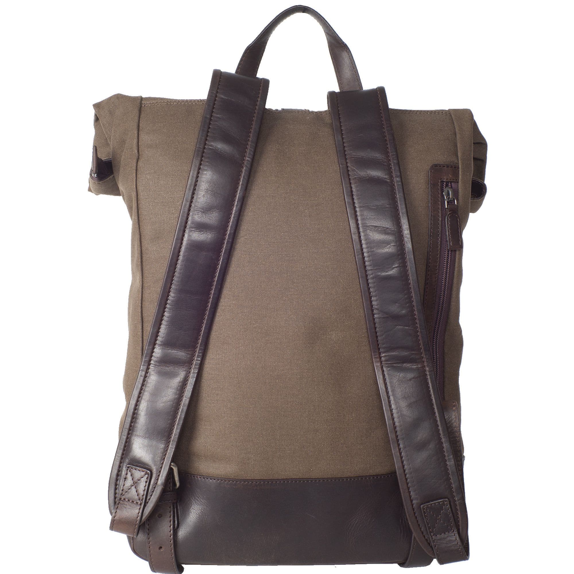 Rucksack Canvas/Leder braun 15 Zoll - Corf Offermann