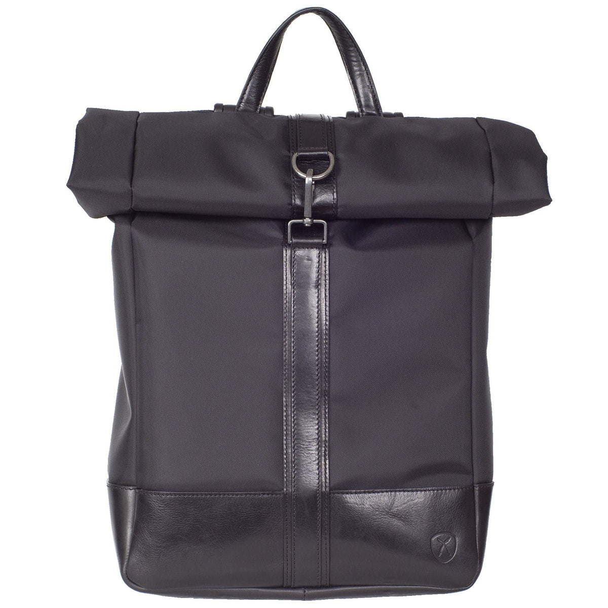 Rucksack Coram Nylon/Leder schwarz 15 Zoll - Corf Offermann