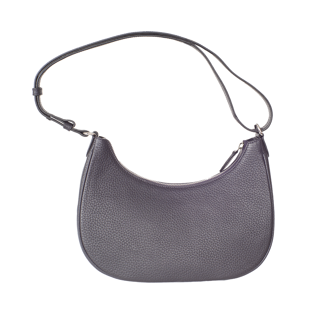 Elegante Schultertasche Leder blau