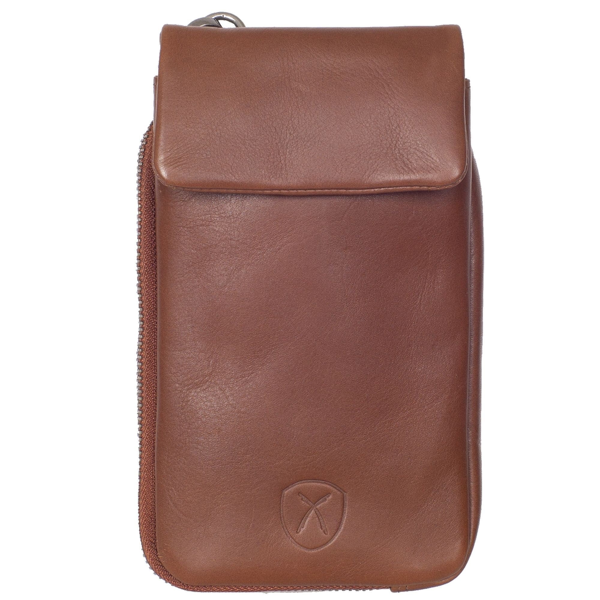 Handytasche Crossover Leder cognac