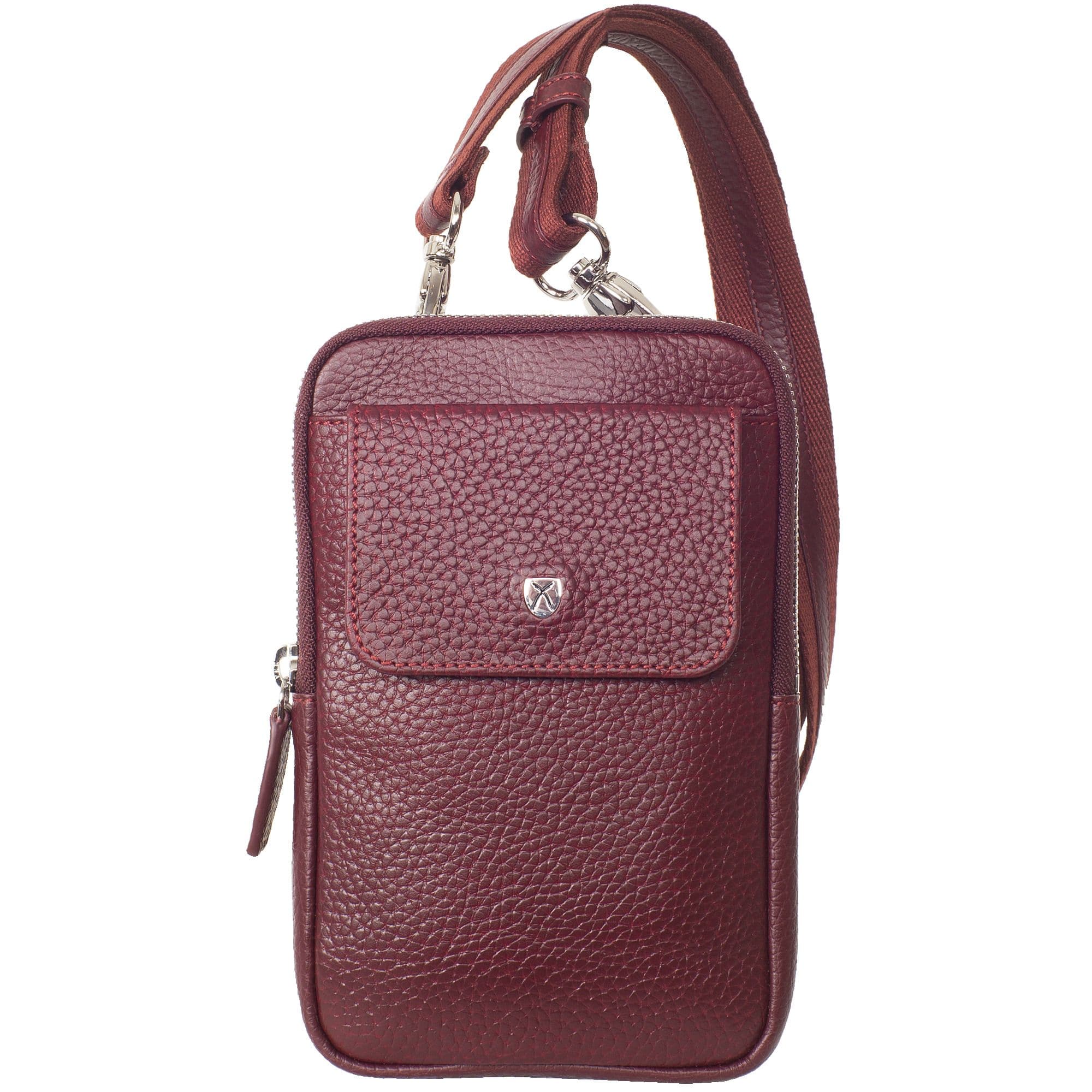 Telefontasche Crossover Leder bordeaux - Corf Offermann