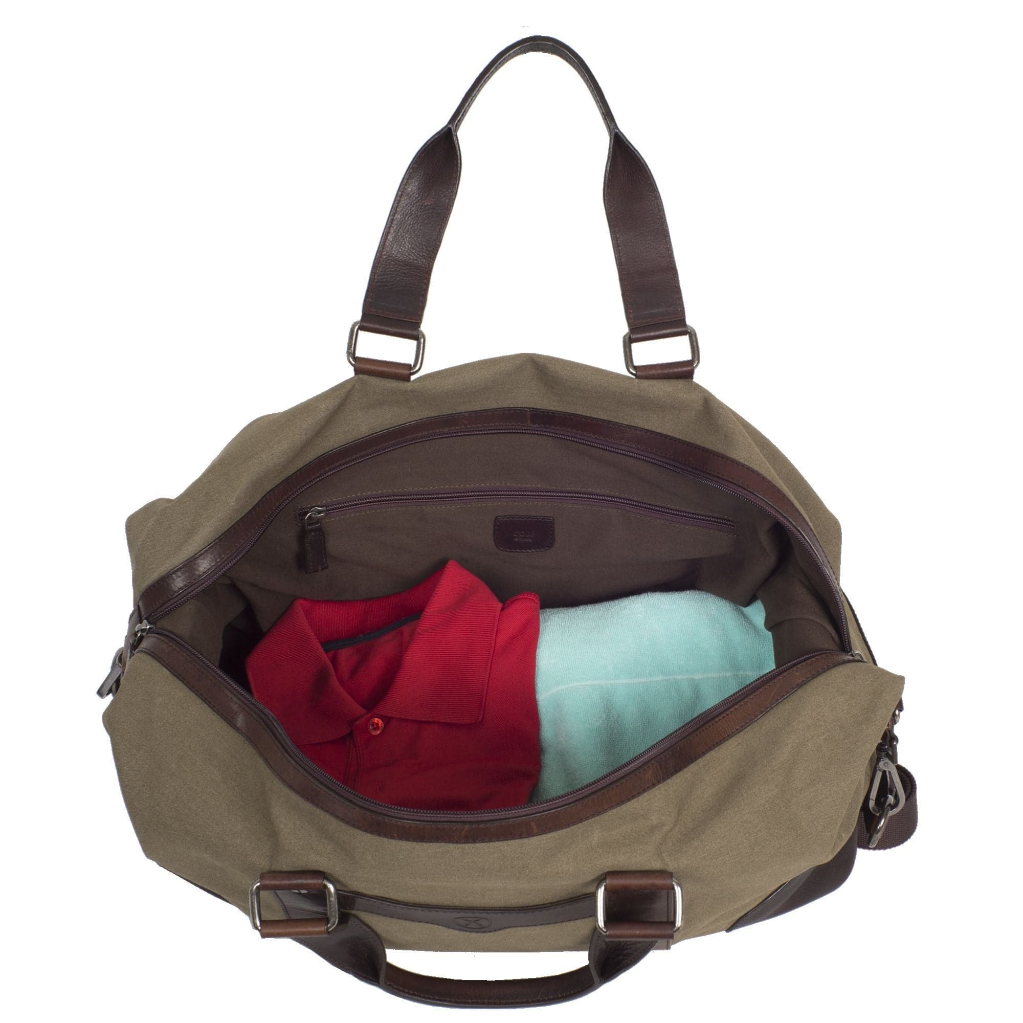 Canvas Weekender Reisetasche Canvas braun