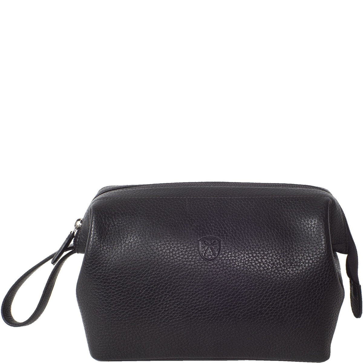 Kulturtasche Leder schwarz - Corf Offermann