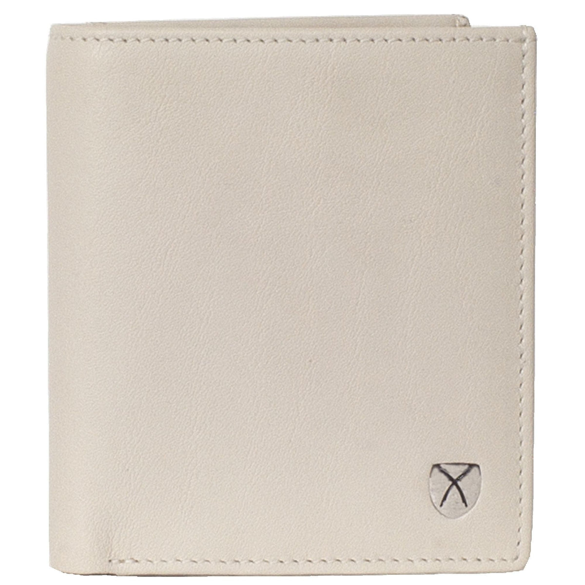 Geldbörse Portemonnaie klein Leder weiß mit Münzfach - Corf Offermann