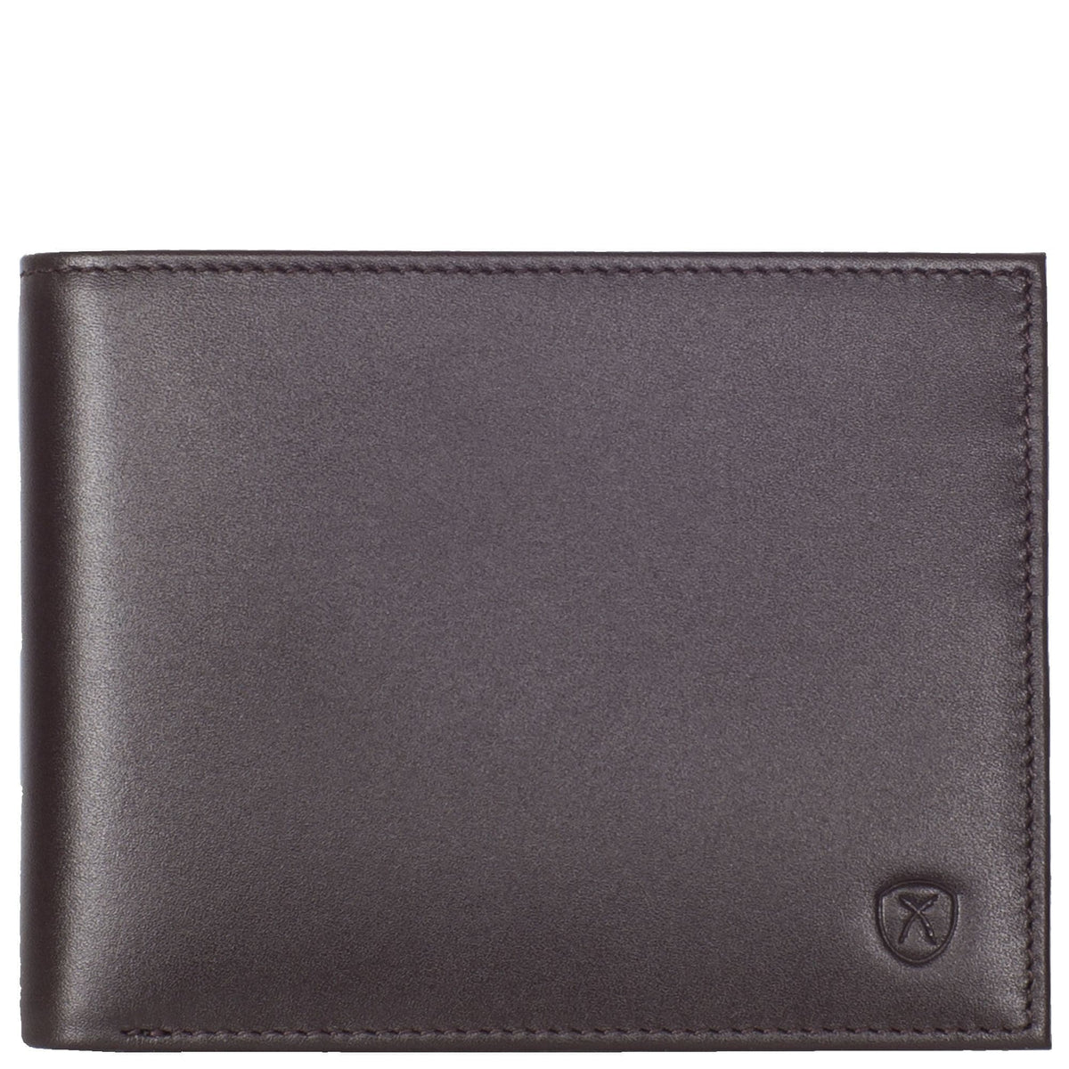 Geldbörse Portemonnaie glattes Leder braun Standardformat - Corf Offermann