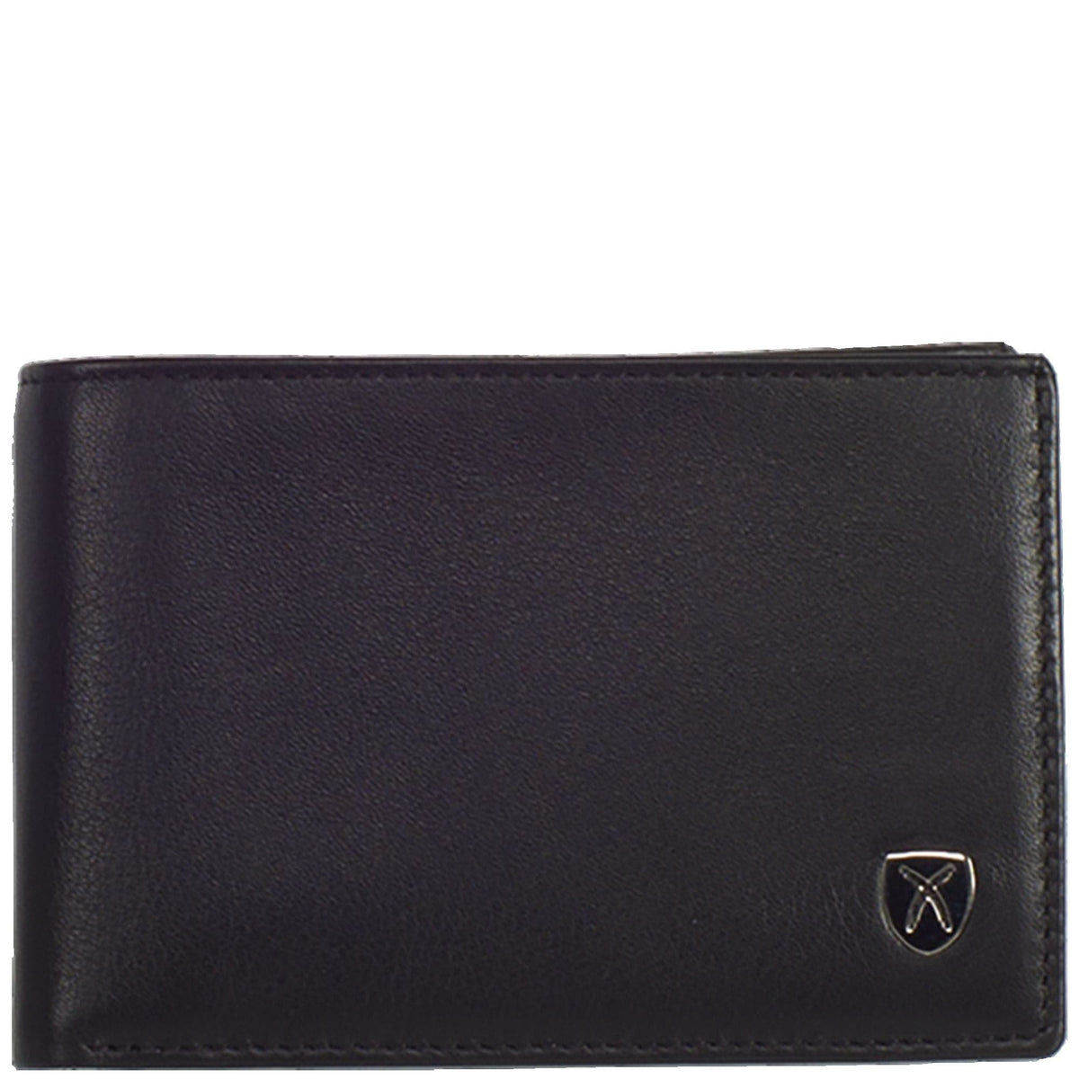 Geldbörse Portemonnaie klein Leder schwarz Dreiteilig - Corf Offermann