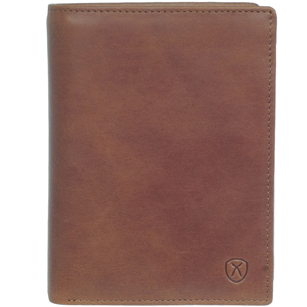 Geldbörse Portemonnaie Leder cognac Hochformat - Corf Offermann